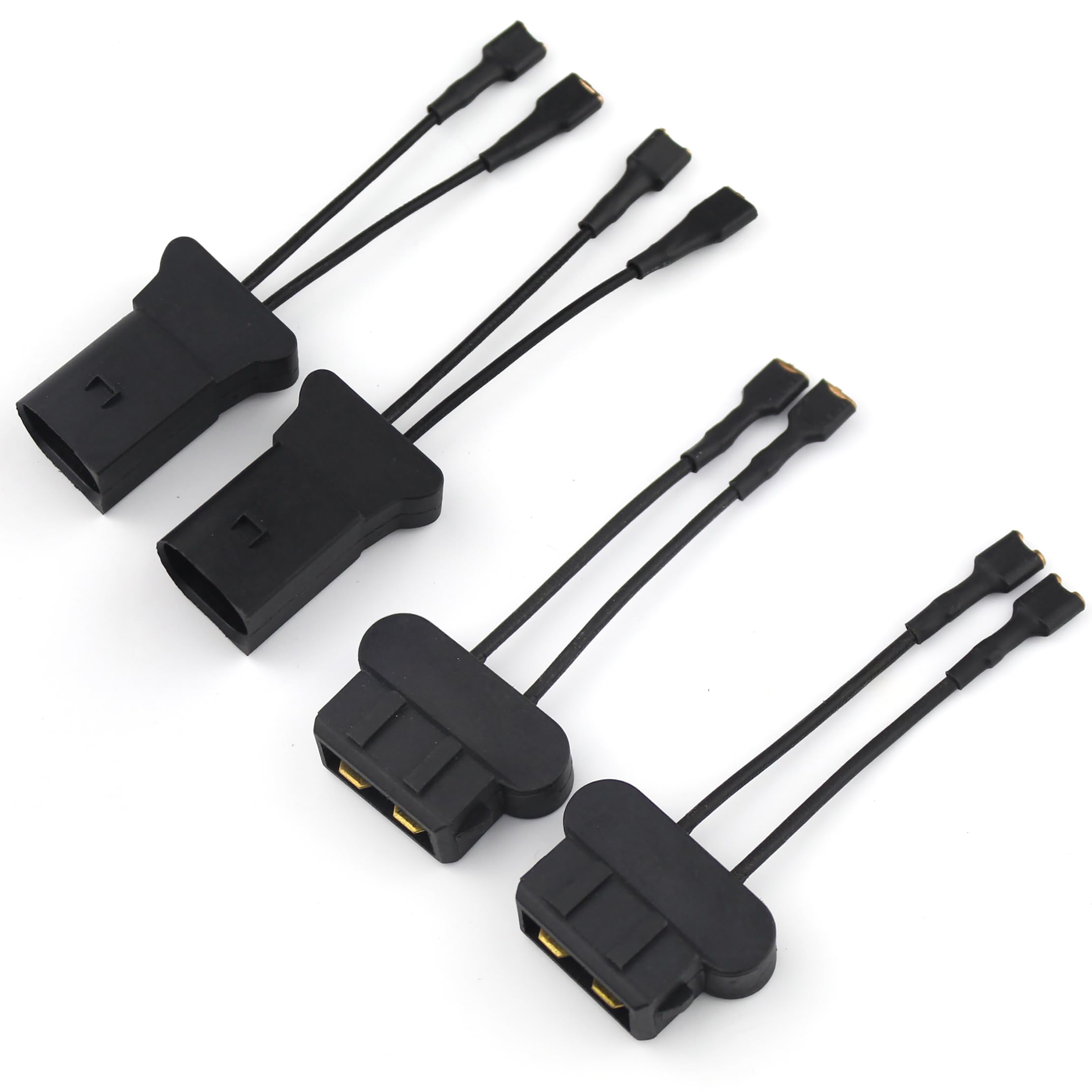 Farbin Car Horn Special Plug Compatible With Au/Di Adapter Wiring Harness Pigtail Socket Car Horn Connector Harnesses Cable 2Pcs
