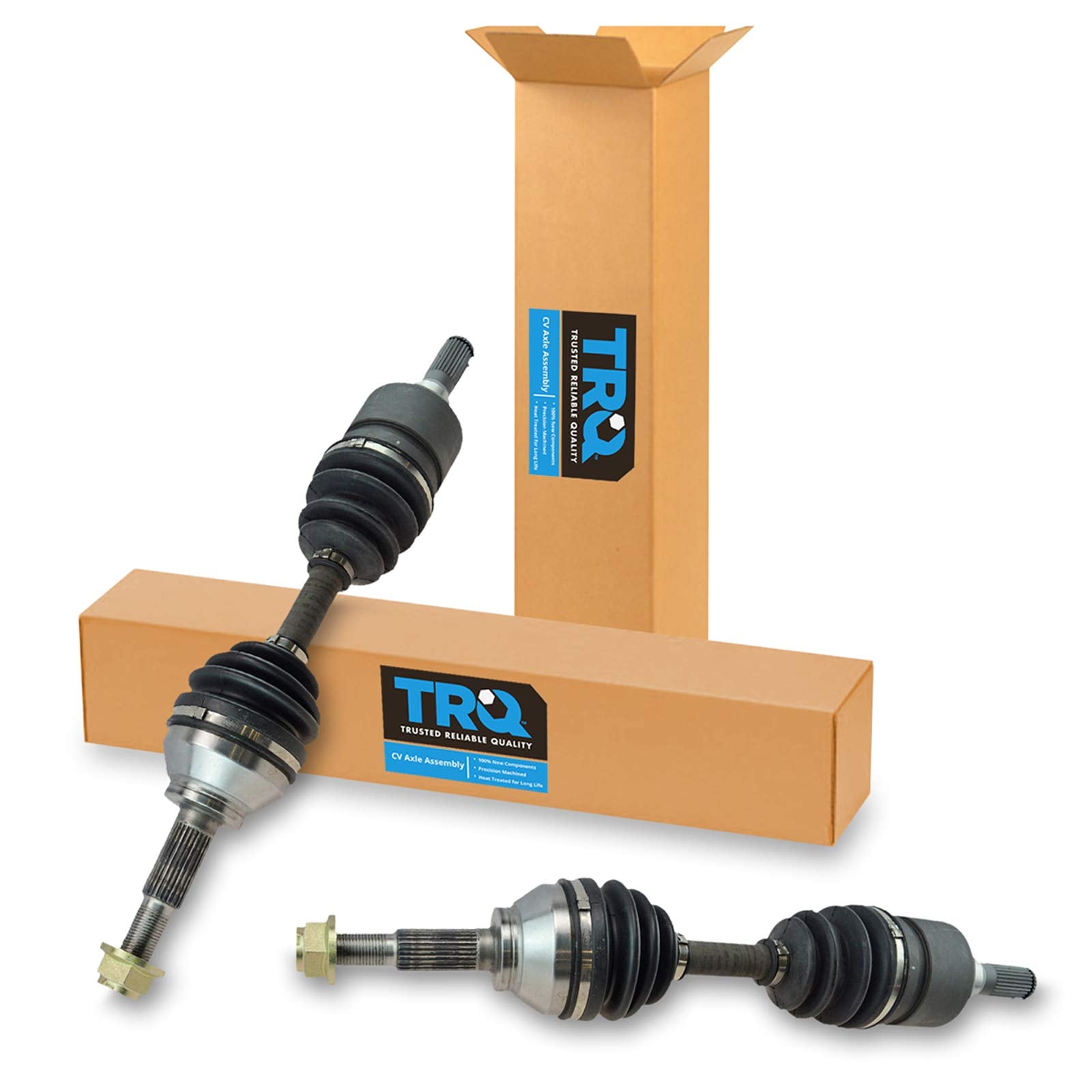 Trq Front Cv Axle Shaft Assembly Set Compatible With 2004-2012 Chevrolet Colorado Gmc Canyon 2006 Isuzu I-350 2007-2008 I-370