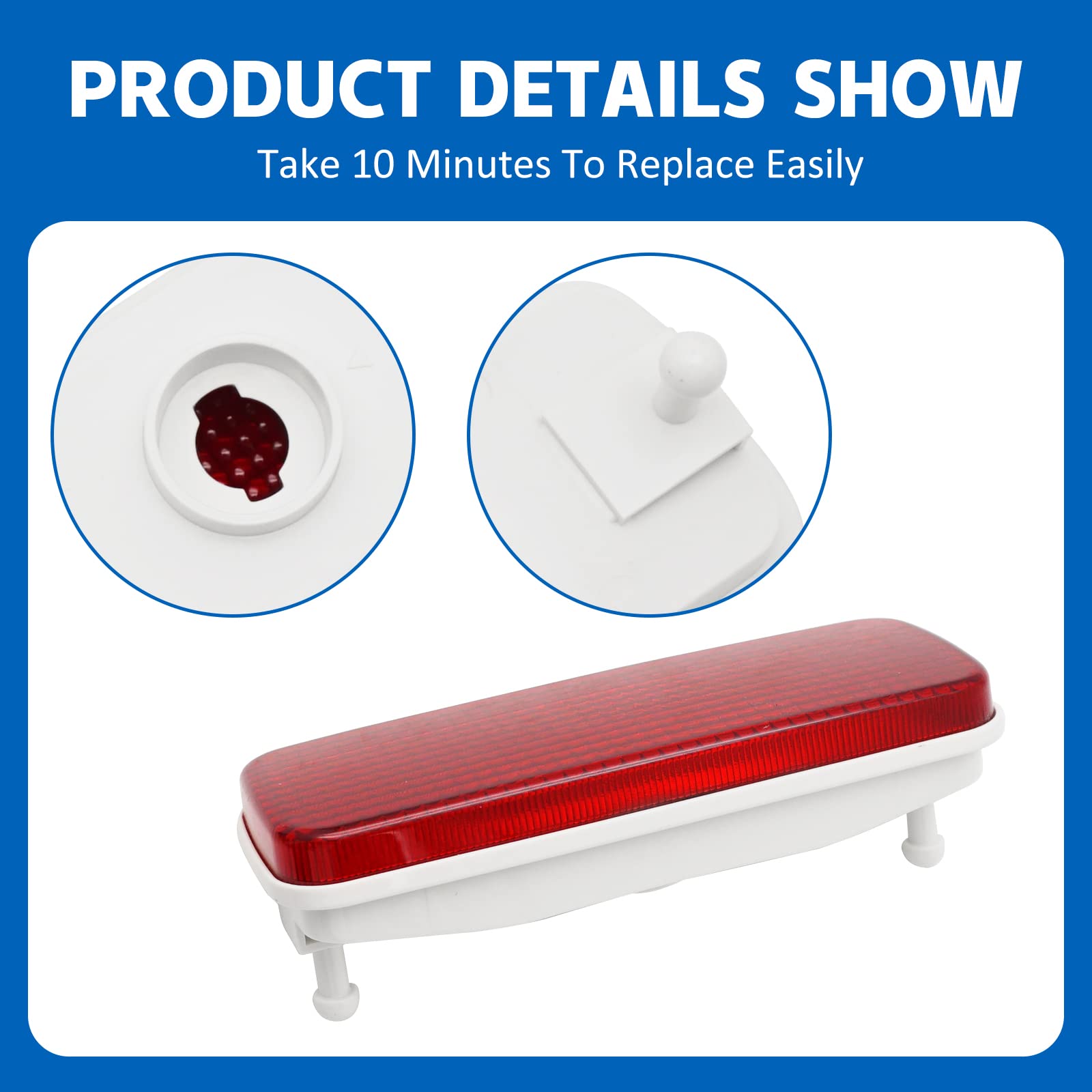 Taillight Lens For Honda Fourtrax 300 Foreman 400 1988-1996 Recon 250 Foreman 450 1997-2000 Fourtrax 200 1987-1997 Atc125 1987