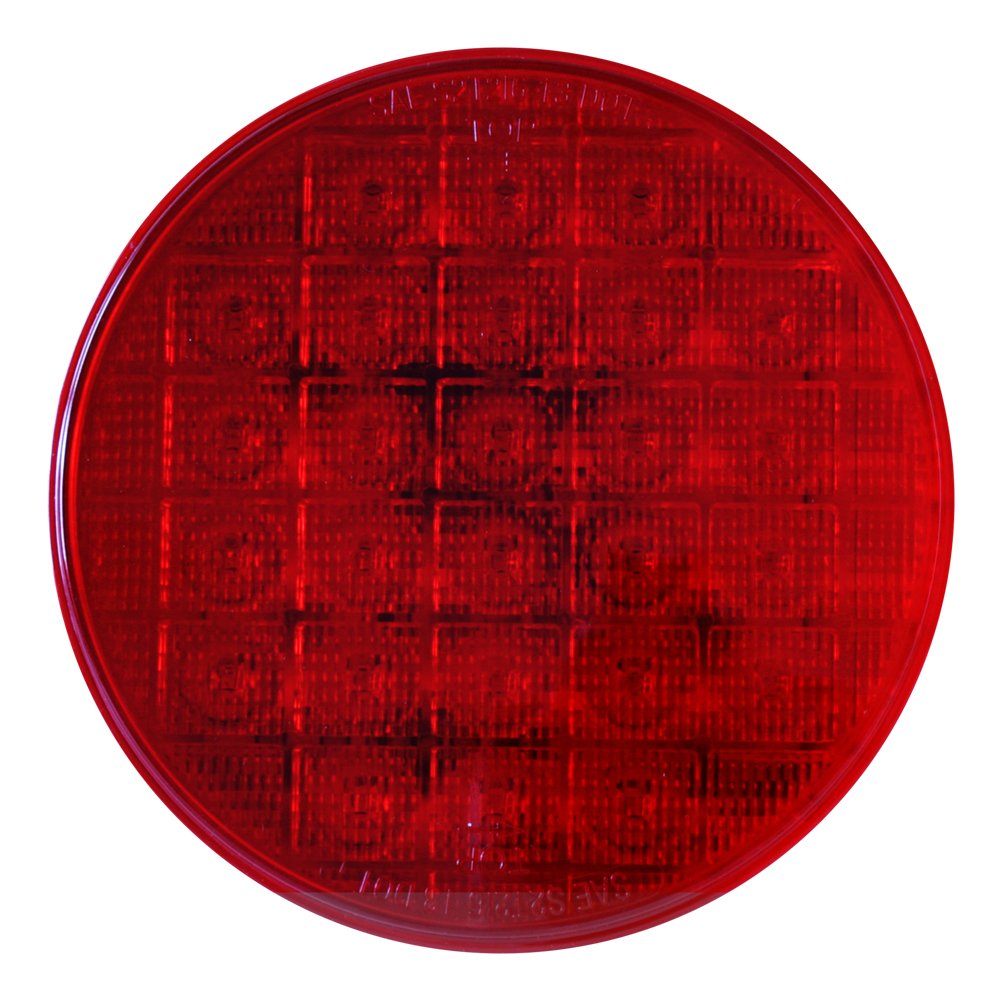 Grand General 74892 Red 4'' Smart Dynamic Led Sealed Light