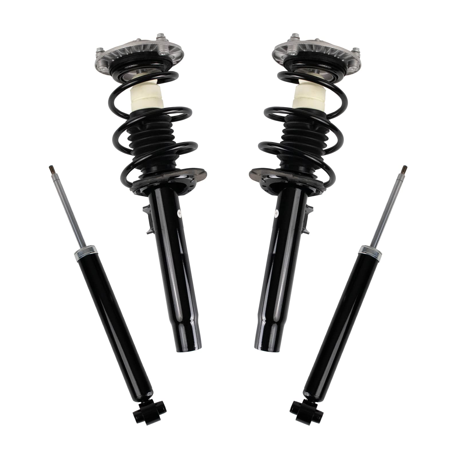 Trq Front & Rear Complete Strut & Shock Absorber Kit For Bmw 3 Series New