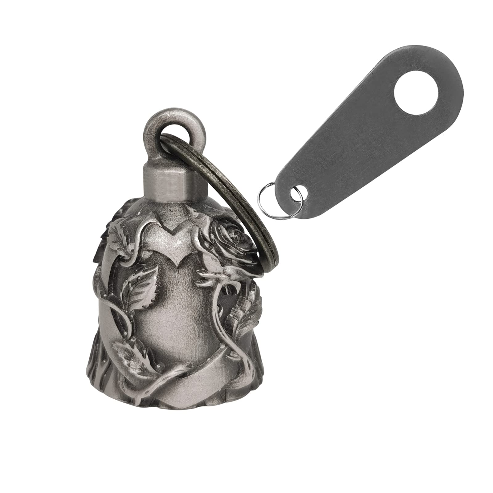 Colorful Motorcycle Bell W Hanger For Biker, Good Luck Biker Bells & Motorcycle Accessories, Keychain With Delicate Luck Bell