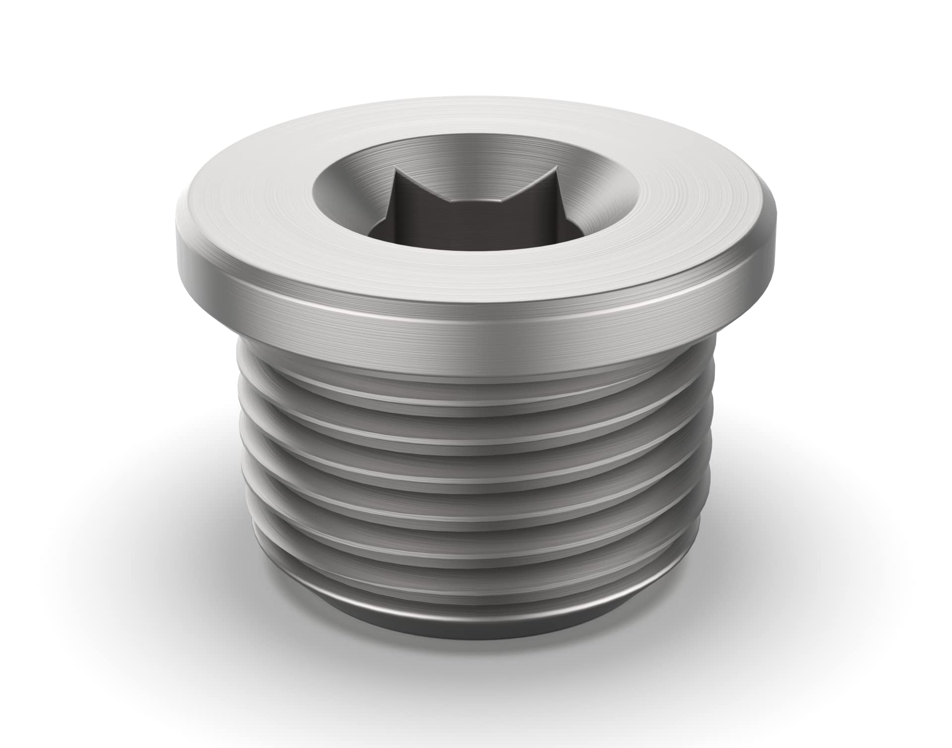 O2 Oxygen Sensor Plug Standard With Copper Washer M18 X 1.5 - Universal Fit With Inner Hex Head