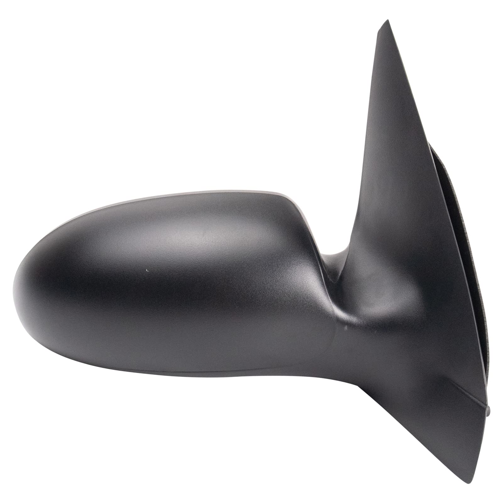 Trq Right Mirror Power With Heat With Textured Cover Passenger Side Compatible With 2003-2007 Ford Focus Fo1321228