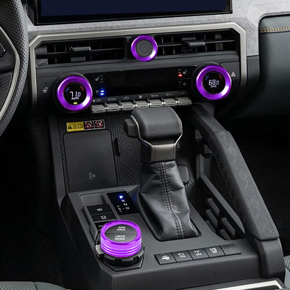 Kujooy For Toyota Tacoma 2024 2025 W/14 Display 4Runner 2025 Interior Accessories Ac Center Consoles Control Audio Switch Drive
