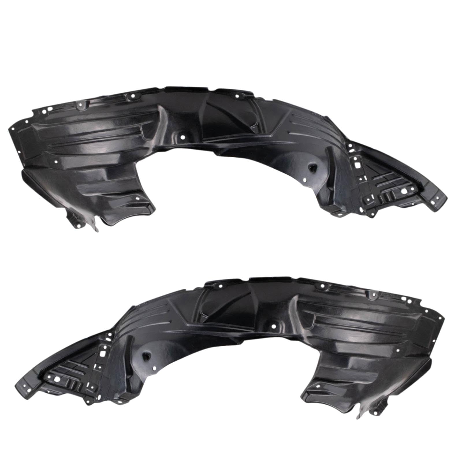 Trq Front Inner Fender Liner Set Compatible With 2009-2011 Honda Element Ho1248139 Ho1249139