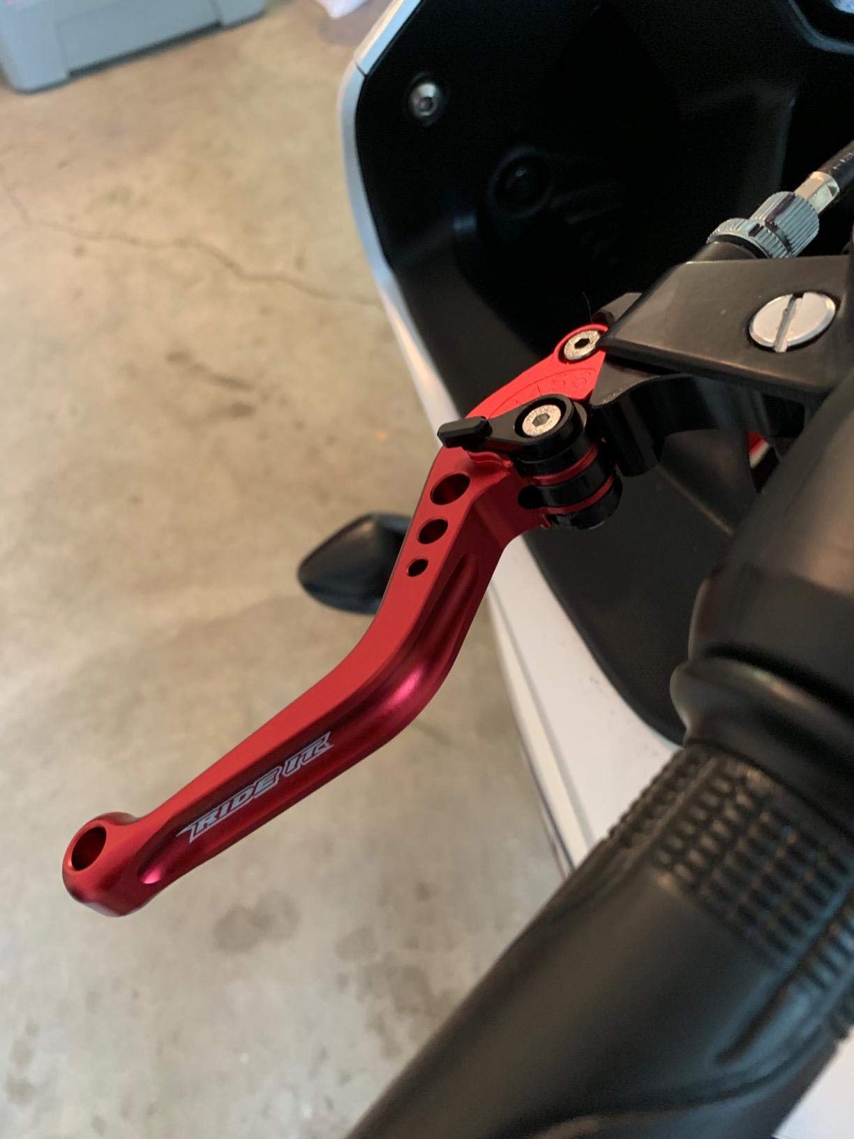 Ride It Forever Short Brake Clutch Levers For Cbr500R/Cb500F/X 2013-2021,Grom 2014-2023,Cbr250R 2011-2013,Cbr300R Cb300F/Fa 2014-2022,Cb400F/Cb400R 2013-2020-Red