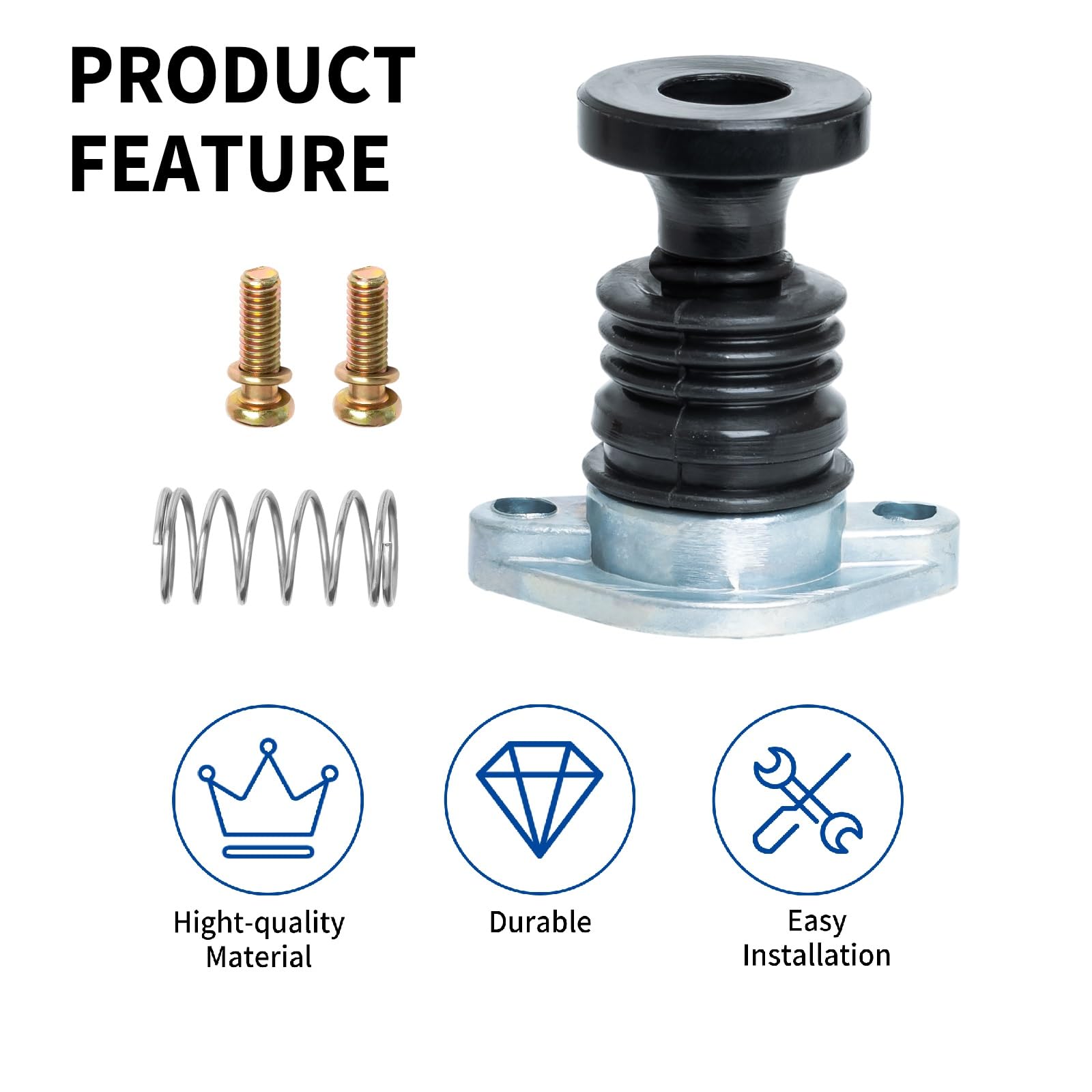 Luxlead Carburetor Carb Primer Pump Spring Screw Kit Compatible With Hon-Da Atv Trx300 Trx350 Trx400 Trx450 Trx500 Trx650 Rancher Fourtrax Foreman Kawasaki, Replaces Oem # 16048-Hm7-700
