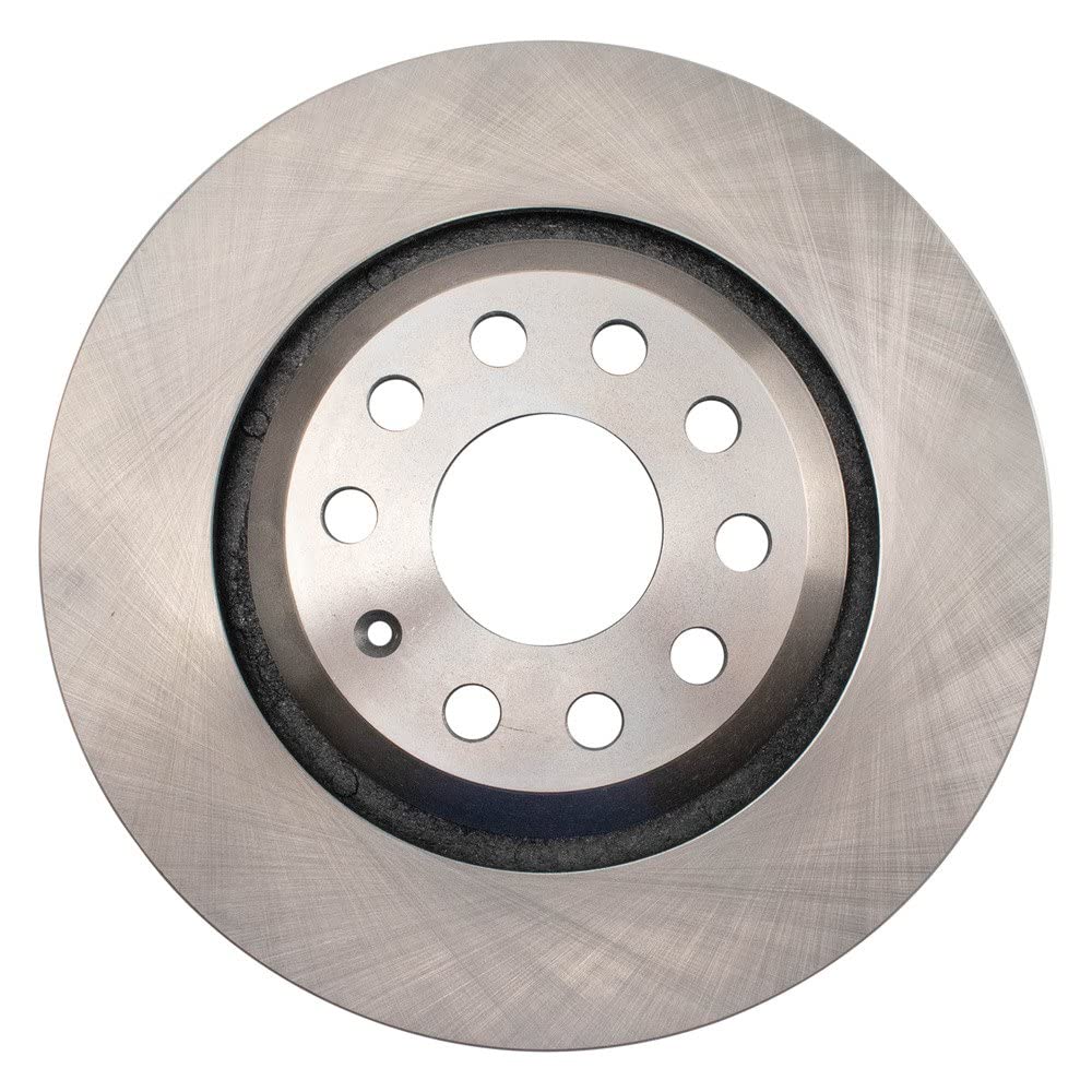 Trq Rear Replacement Brake Rotor Pair Compatible With Vw Golf Passat Gti Audi A3 S3 Tt