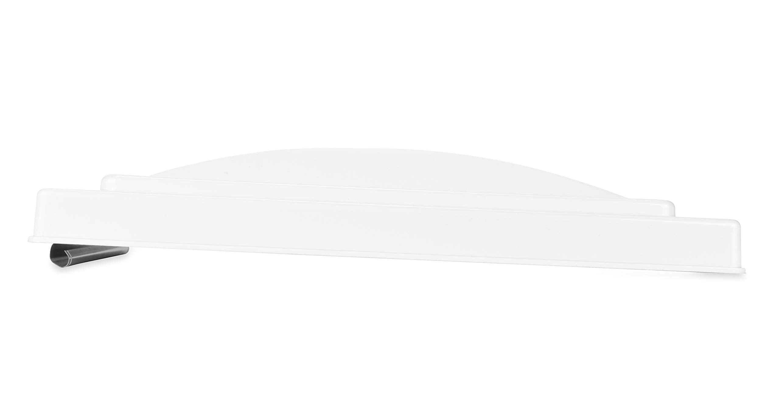 Camco RV Vent Lid | Features an Impact-Resilient Unbreakable Polycarbonate Construction, Comes Pre-Assembled, and Easy to Install (40168),White