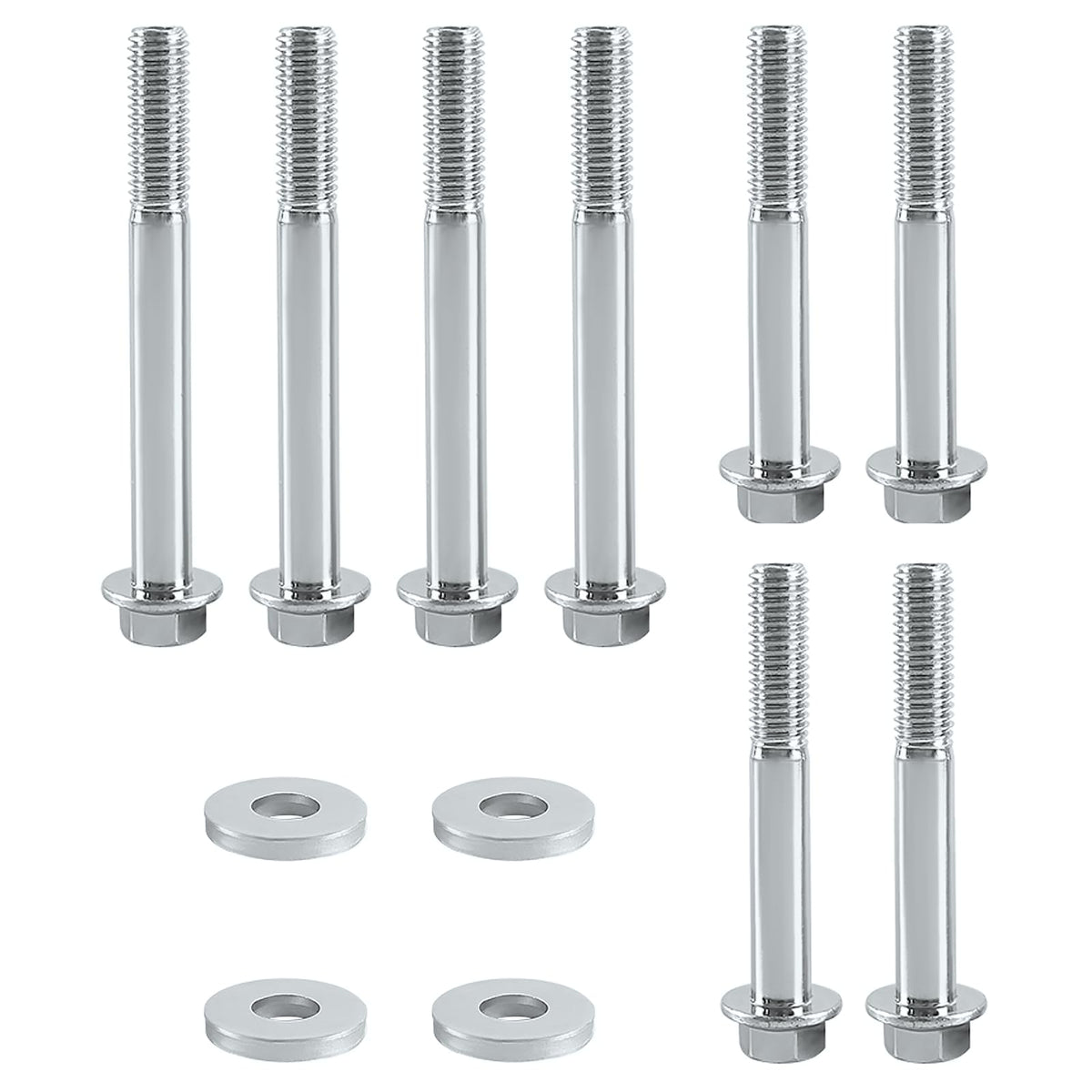 12 PCS LS Engine Stand Bolt Kit Endxedo M10-1.5 Engine Stand Bolt Flange Kit for LSX LS LS1 4.8L 5.3L 6.0L 6.2L LR4 LQ4 LS6 LQ9 