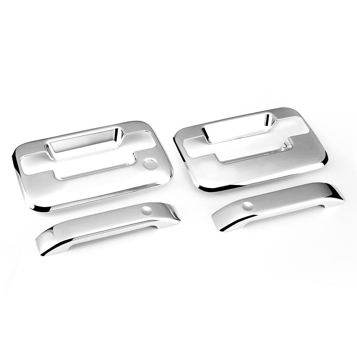Ssrracing Chrome Door Handle Cover for Ford F-150 2004-2014 2 Door Model Without Keypad