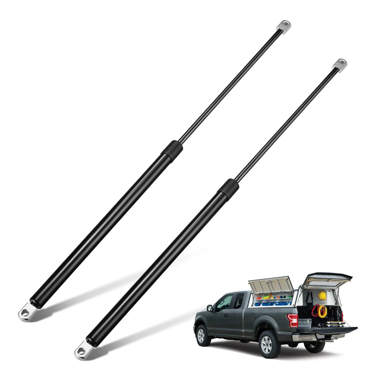 Bdfhyk Pm3990 28Inch 150Lbs (668N) Gas Shocks Struts Lift Support For Camper Awning, Floor Hatch, Trap Door, Outdoor Well Pit,Do