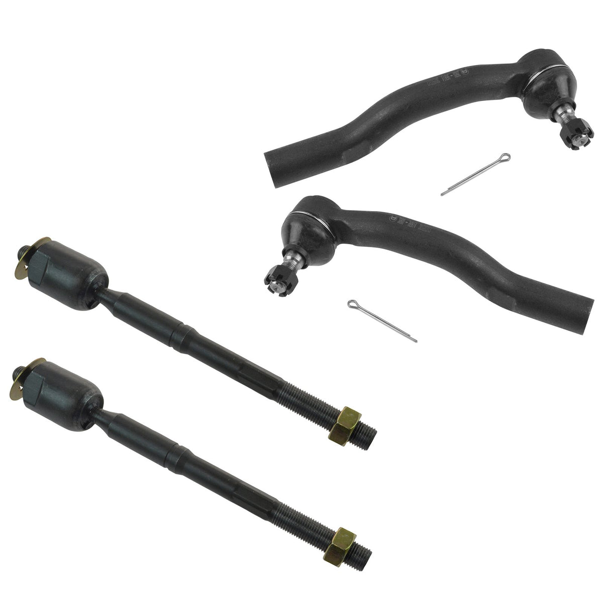 Trq Front Tie Rod Set Compatible With 2007-2012 Lexus Es350 2005-2012 Toyota Avalon 2007-2011 Camry