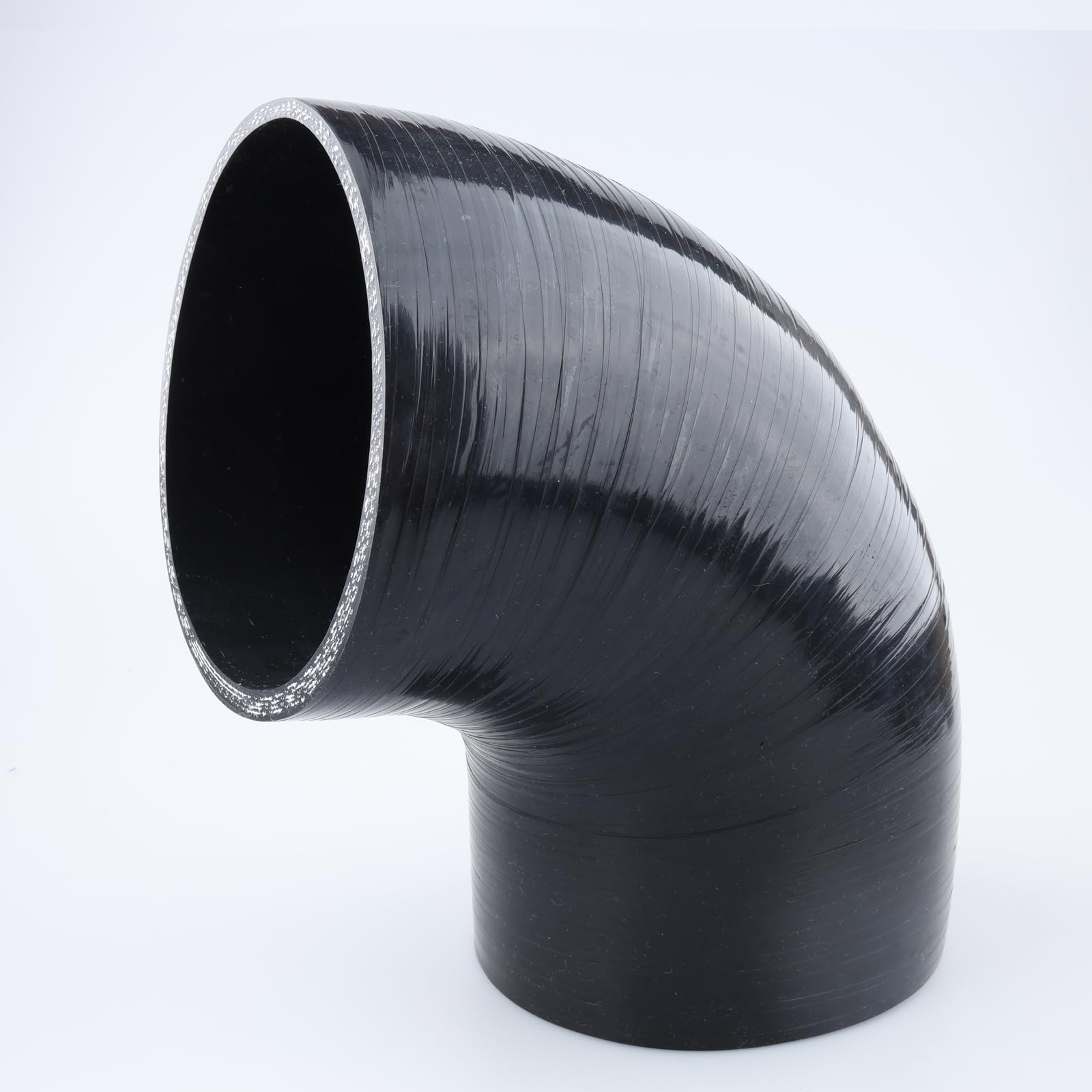 AC PERFORMANCE ID 4 '' (102mm) 90 Degree Elbow Coupler Universal Automotive Pure Silicone Hose Intercooler/Intake Piping, Leg Le