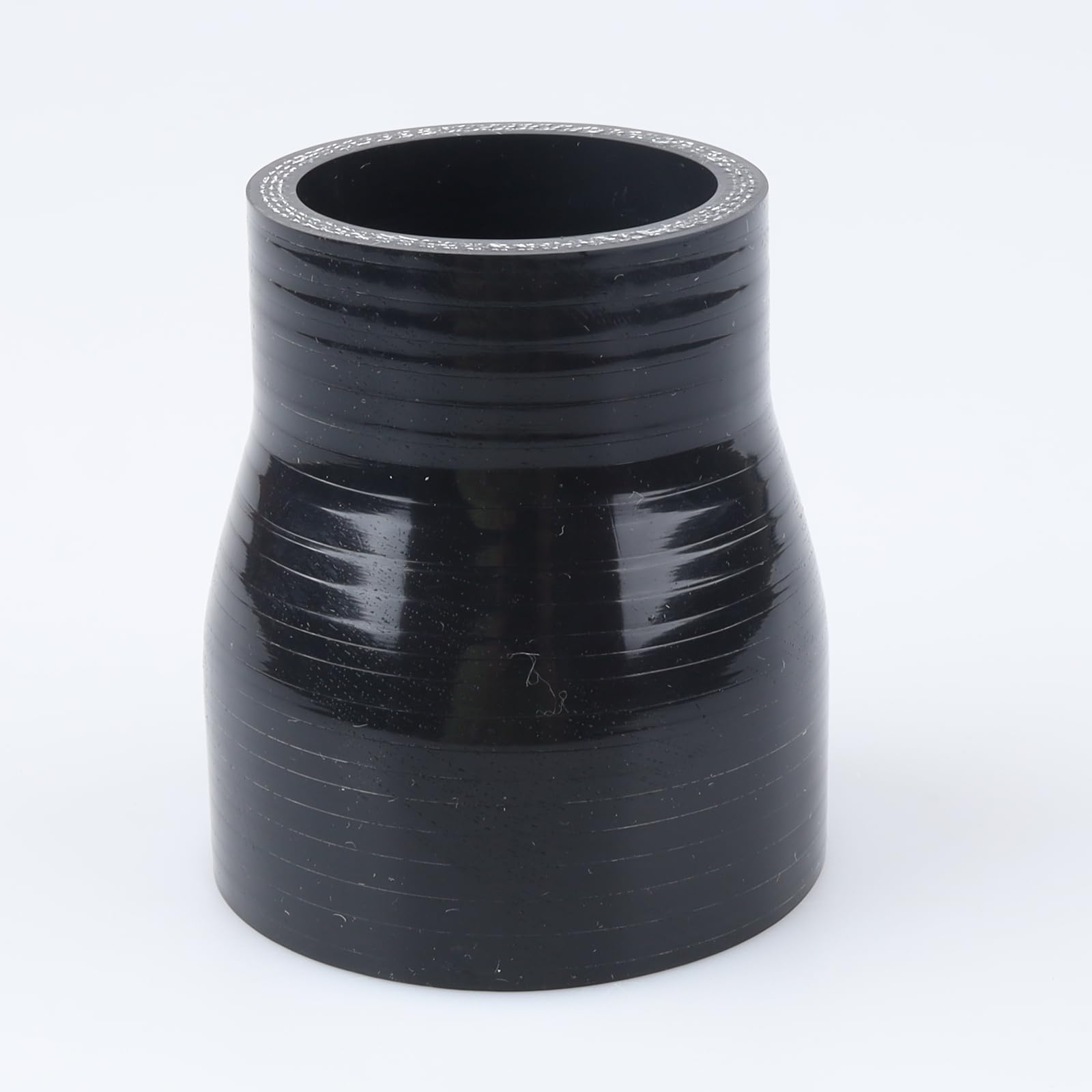 Ac Performance Id 2.35'' To 1.75'' (60Mm To 45Mm) Silicone Hose Straight Reducer 3-Ply Reinforced Black, 3'' Length