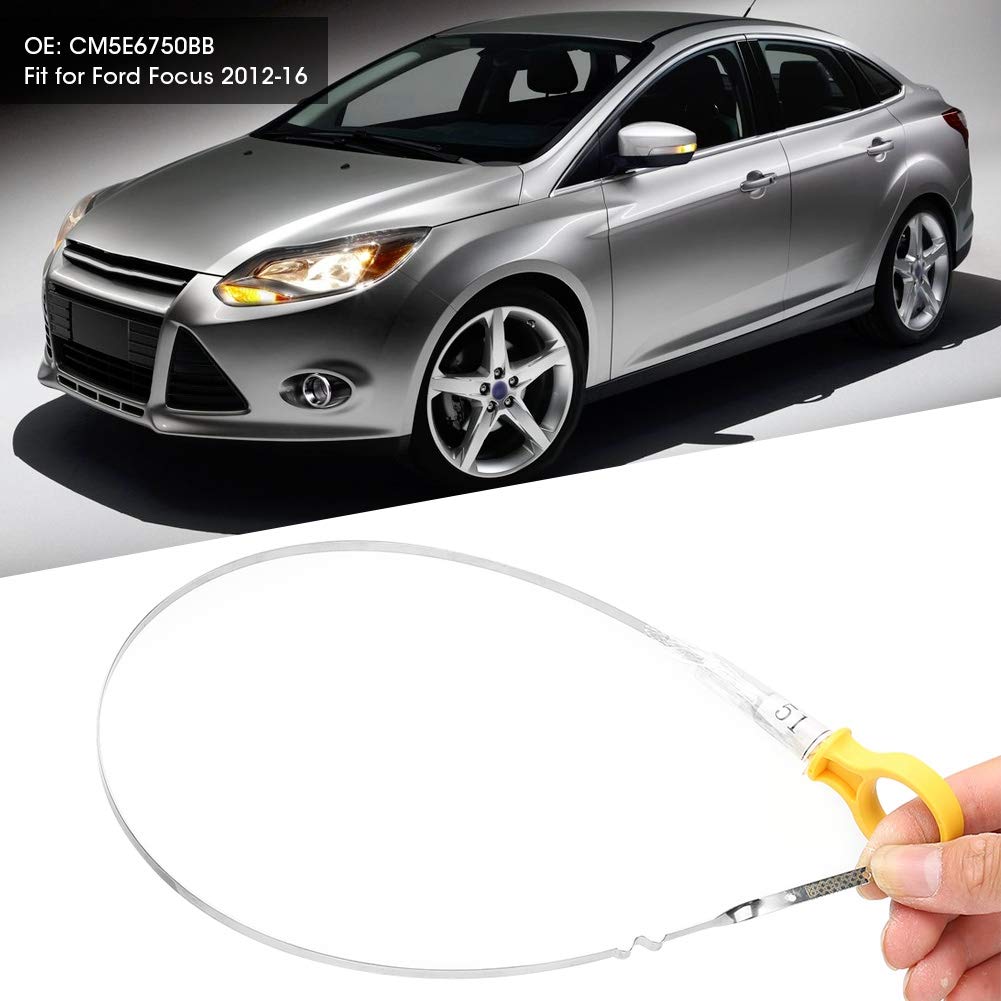 Engine Oil Dipstick, Abs + Metal Engine Oil Fluid Dip Stick Dipstick Measurer Cm5E6750Bb Fit For Focus 2012-16