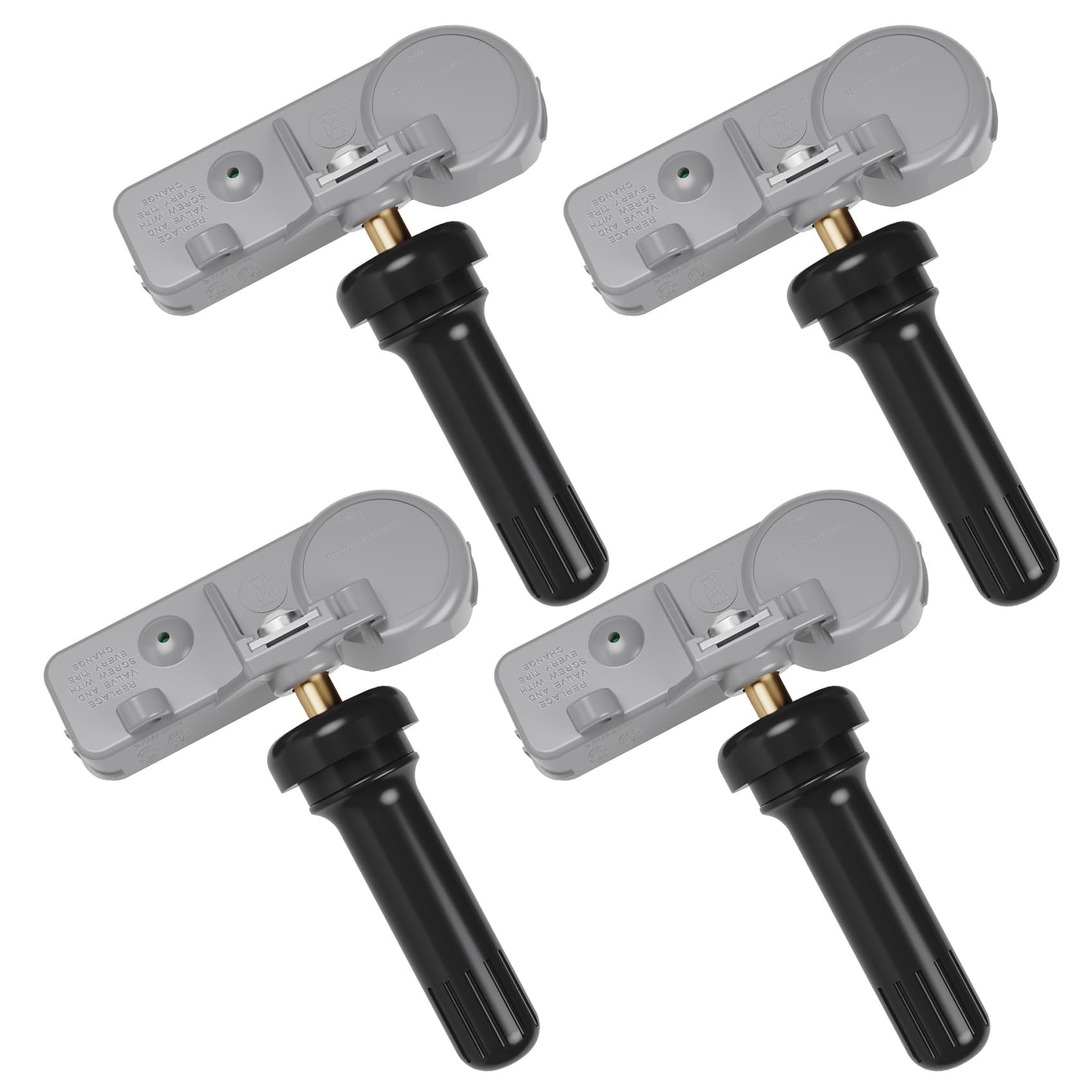 Tpms Sensor, 4Pack 315Mhz Tire Pressure Monitor Sensors Compatible With Buick Gmc Chevy Cadillac Replace#13581558 13598771,13598