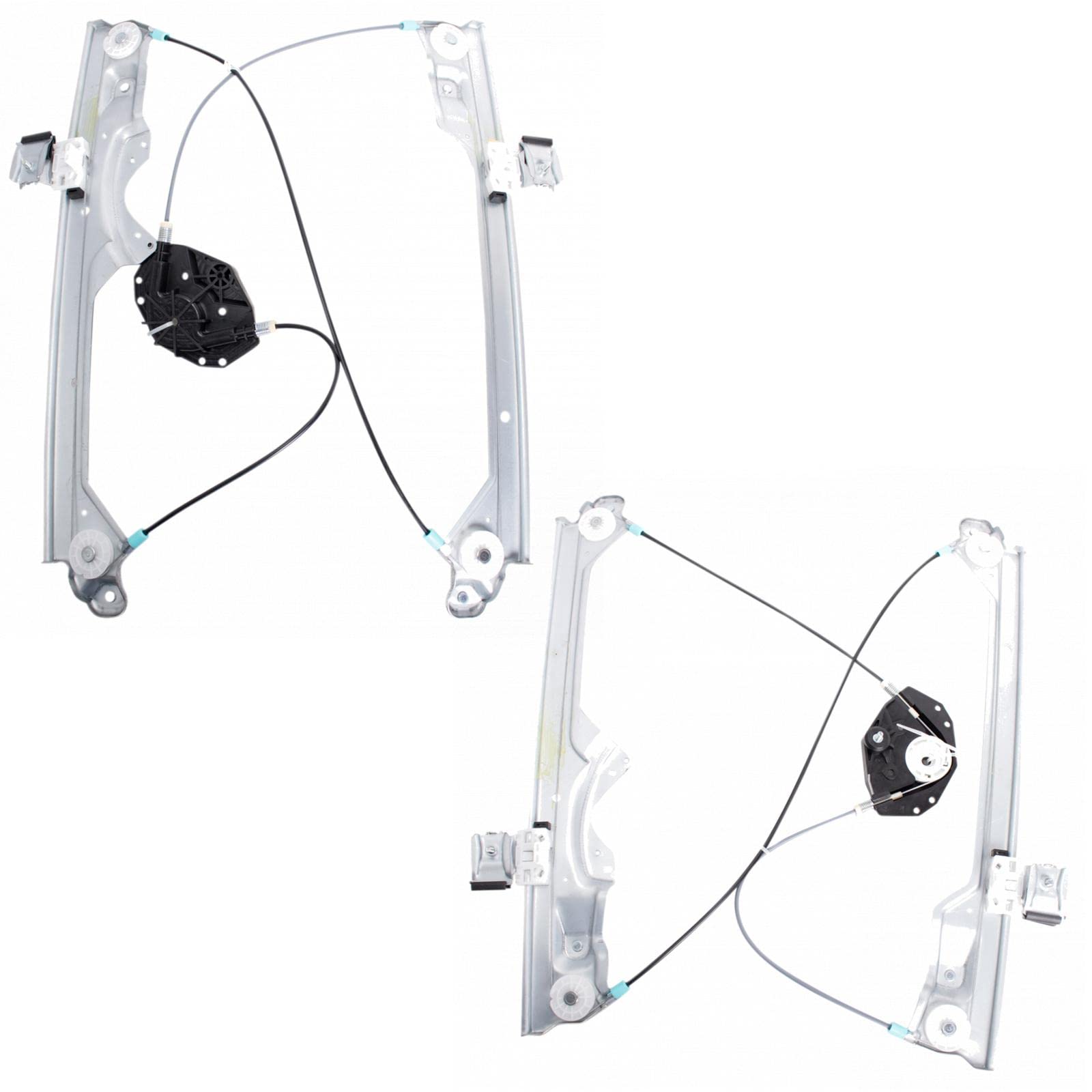Trq Front Power Window Regulator Set Compatible With 15-20 Cadillac 14-20 Chevrolet Gmc