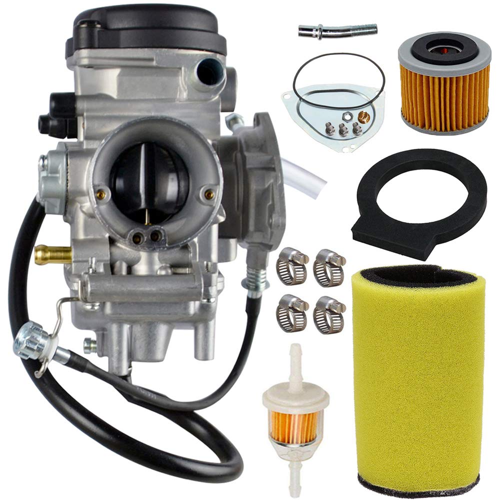 Yfm400 Carburetor Carb Kit Compatible With Yamaha Big Bear Wolverine Kodiak Grizzly 400 Yfm 400 Yfm400 2000 2001 2002 2003 2004
