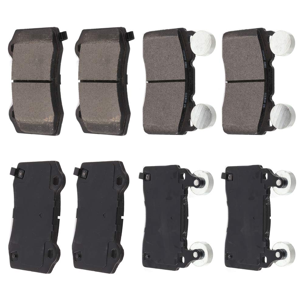 Cciyu D1474 D1053 Front & Rear Professional Ceramic Brake Pads Set Fit For 2010-2015 For Chevrolet Camaro