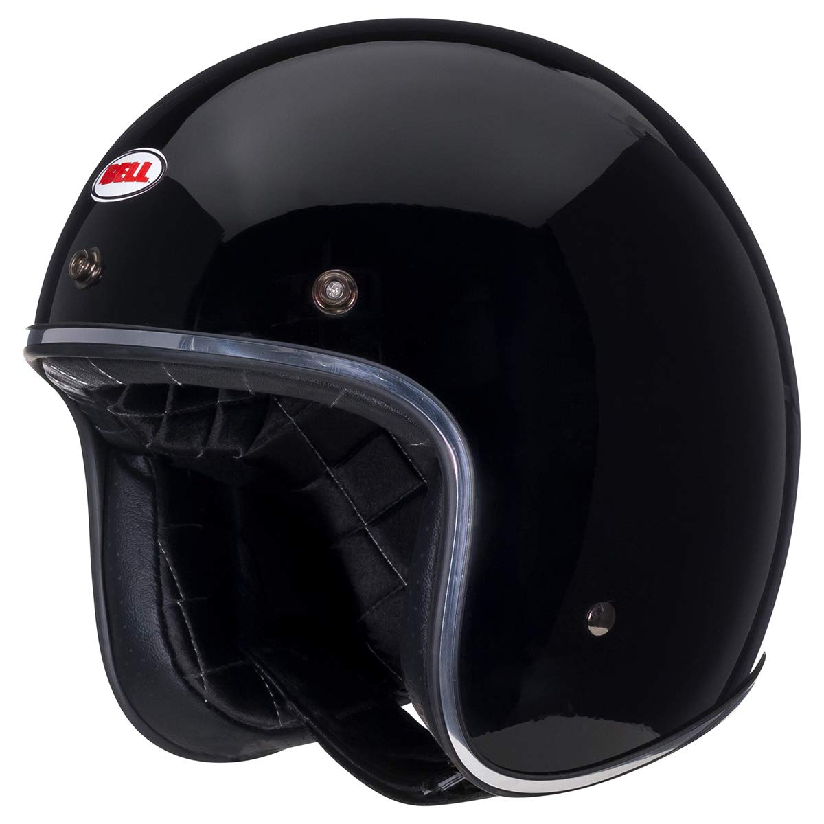 Bell Custom 500 Open-Face Motorcycle Helmet (Gloss Black - Medium)