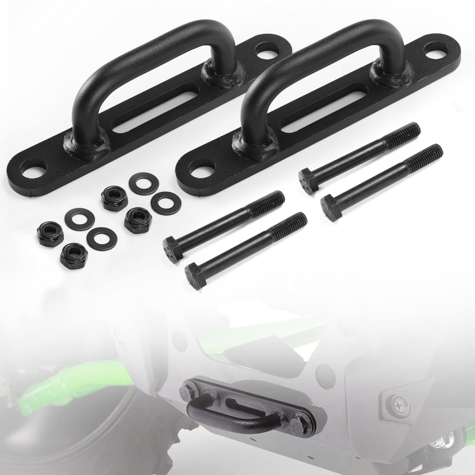 A & UTV PRO UTV Teryx Front Rear Tow Hook Compatible with 2020 2021 2022 2023 Kawasaki Teryx KRX 1000 Accessories, Replace OEM #