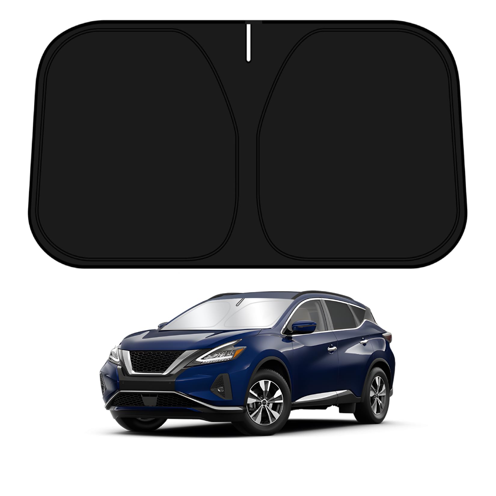D-Lumina Windshield Sun Shade For 2015-2024 Nissan Murano Accessories, Front Window Sunshade Sun Visor Protector Block Uv Rays H