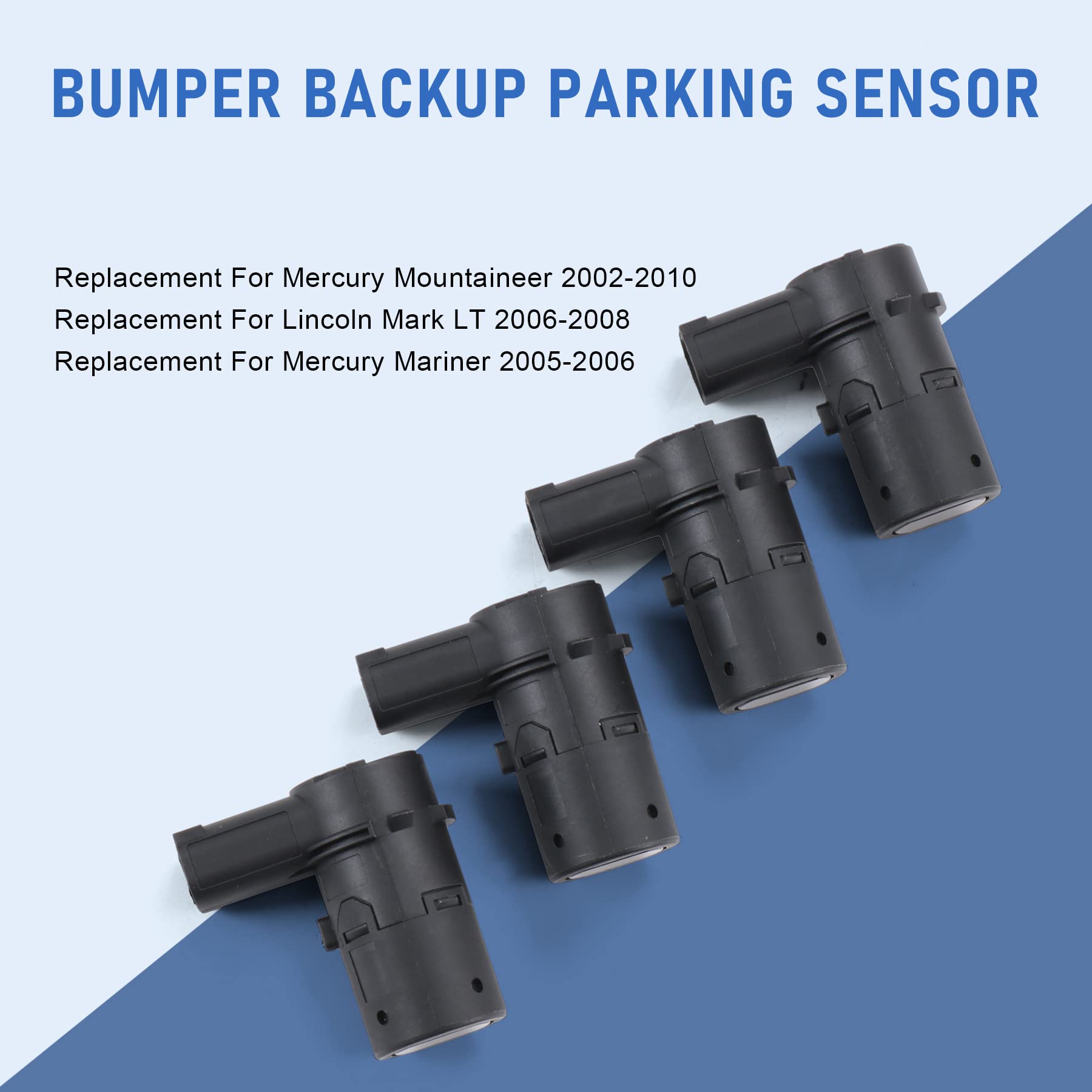 Jdmspeed New Set Of 4 Pcs Bumper Backup Parking Sensor Replacement For 4F23-15K859-Aa 4F2315K859Aa