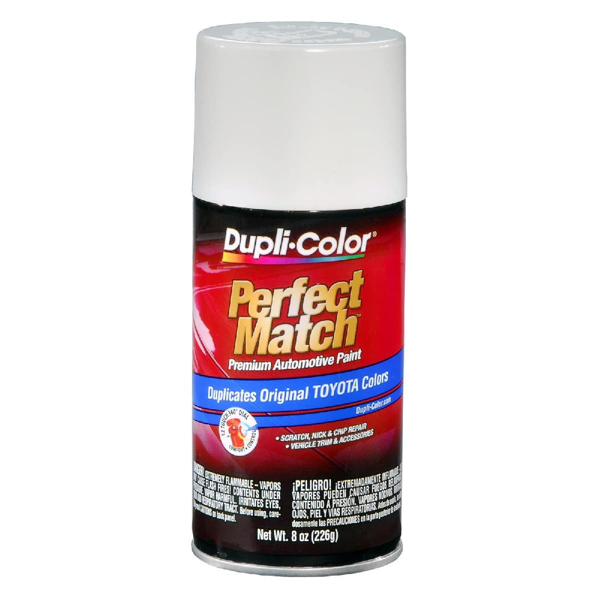 Dupli-Color Ebty16077 Perfect Match Automotive Spray Paint - Toyota Natural White, 056 - 8 Oz. Aerosol Can