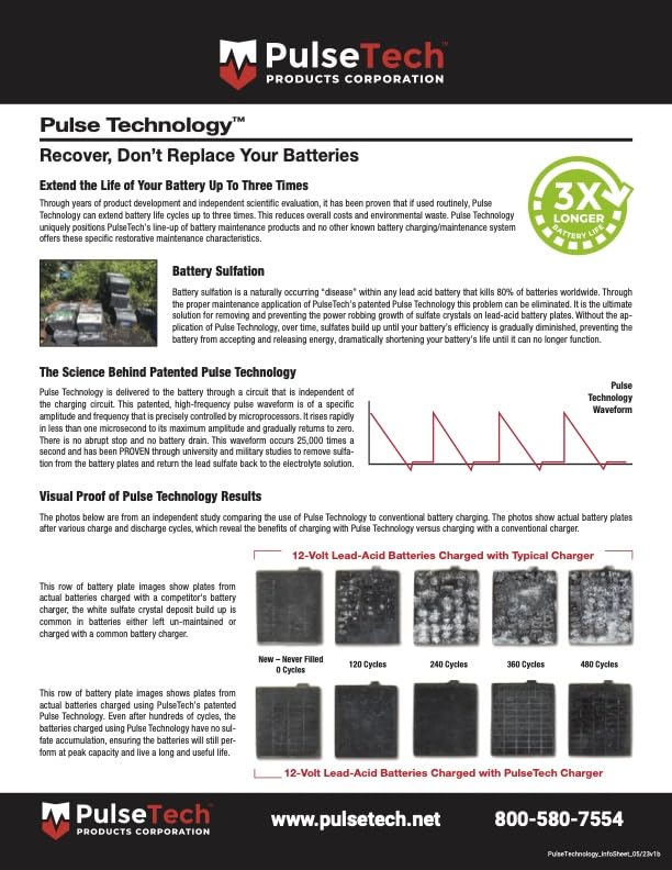 Pulsetech Powerpulse Battery Maintenance System, 48V