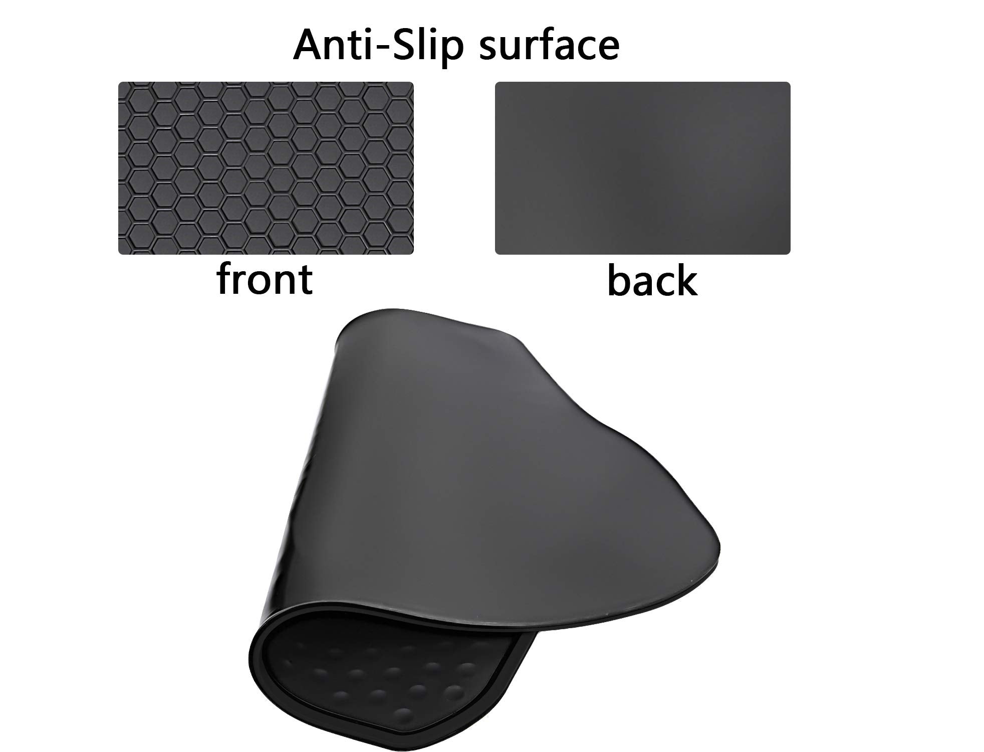 San Auto Car Floor Mats Custom Fit For Toyota Rav4 (Hybrid) 2019 2020 2021 2022 2023 2024 2025 Full Black Rubber Auto Liners Set