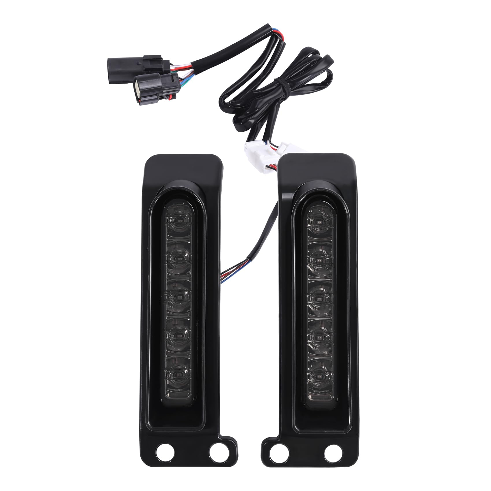 TCMT Saddlebag LED Inserts Support Auxiliary Light Fit For Harley Road Glide FLTR 2014-2023 Electra Glide Ultra Classic 2014-201