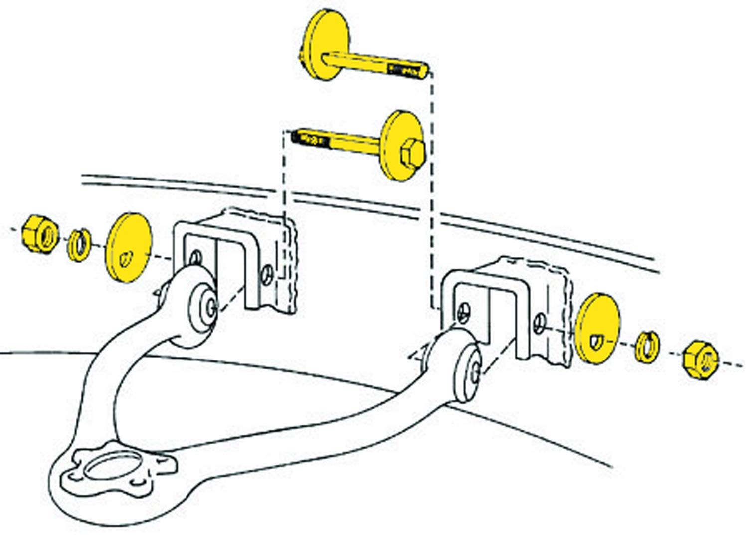 Moog K6302 Alignment Caster / Camber Kit For Chevrolet K1500