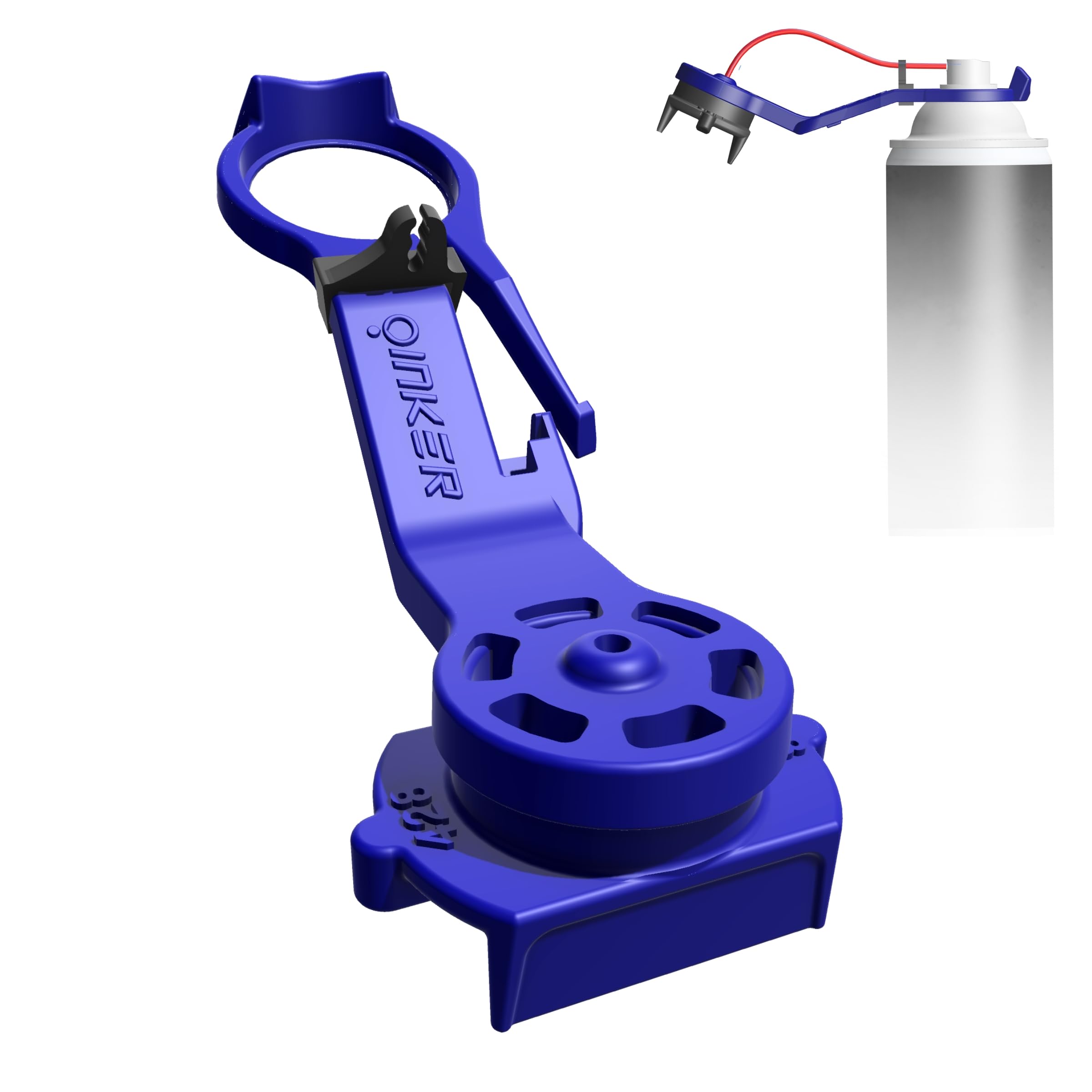 Oinker Motorcycle Chain Lube Applicator | Mess-Free Chain Wax, Chain Cleaner Attachment | for 428 Chain Size