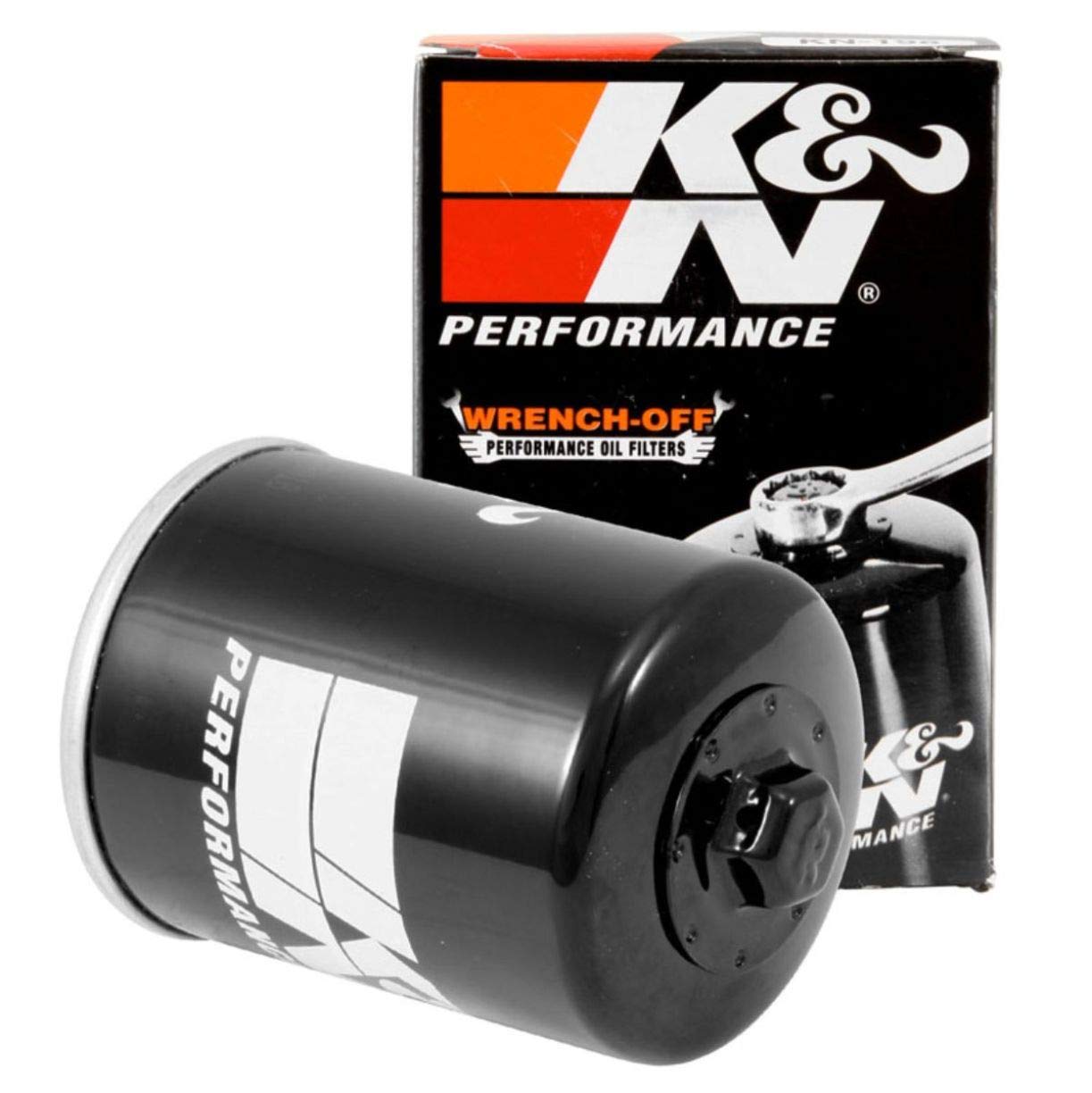 K&N Motorcycle Oil Filter: High Performance, Premium, Designed to be used with Synthetic or Conventional Oils: Fits Select Polar