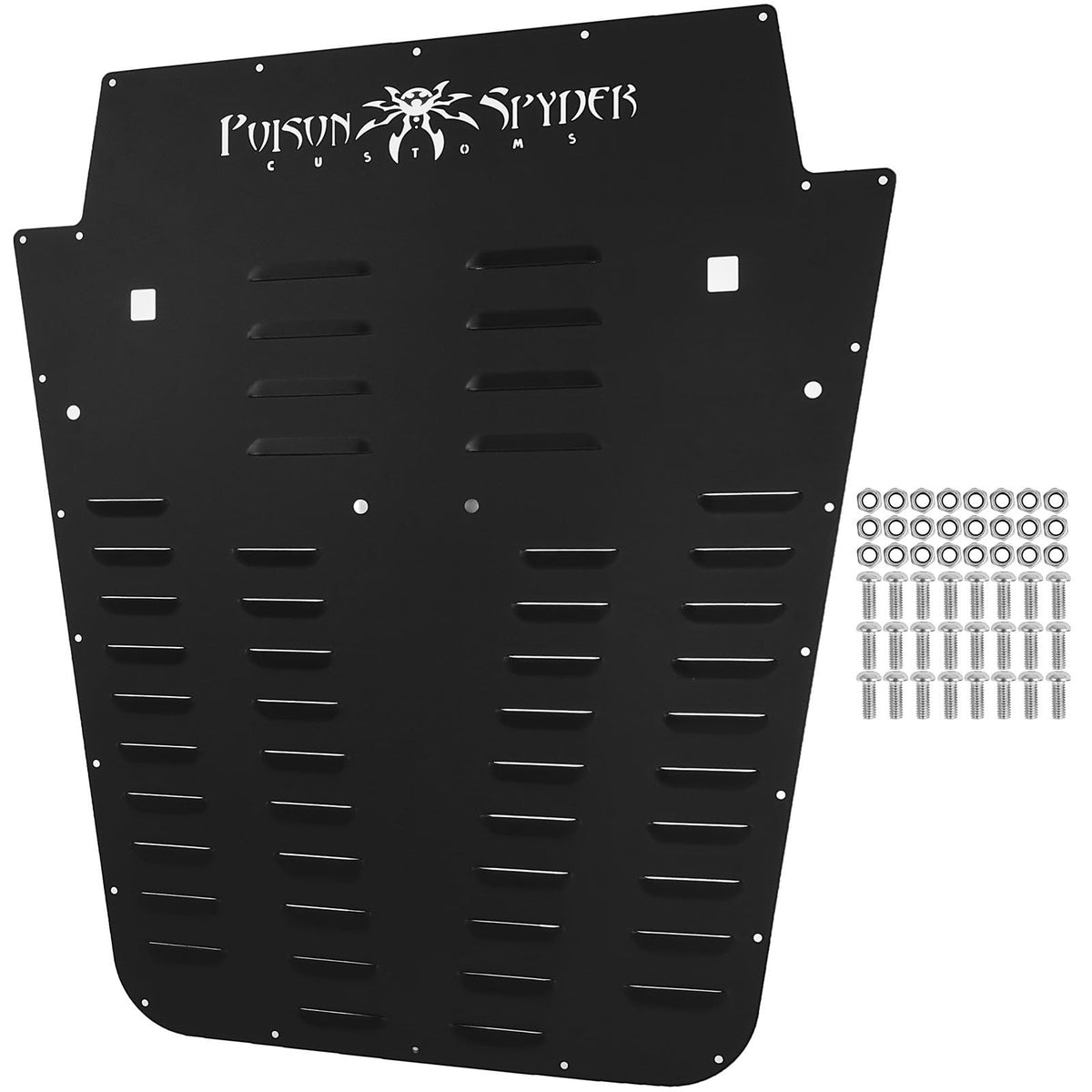VEVOR Vented Hood Louver Black Powder Coat Front Liner for 2013-2017 Jeep Wrangler JK
