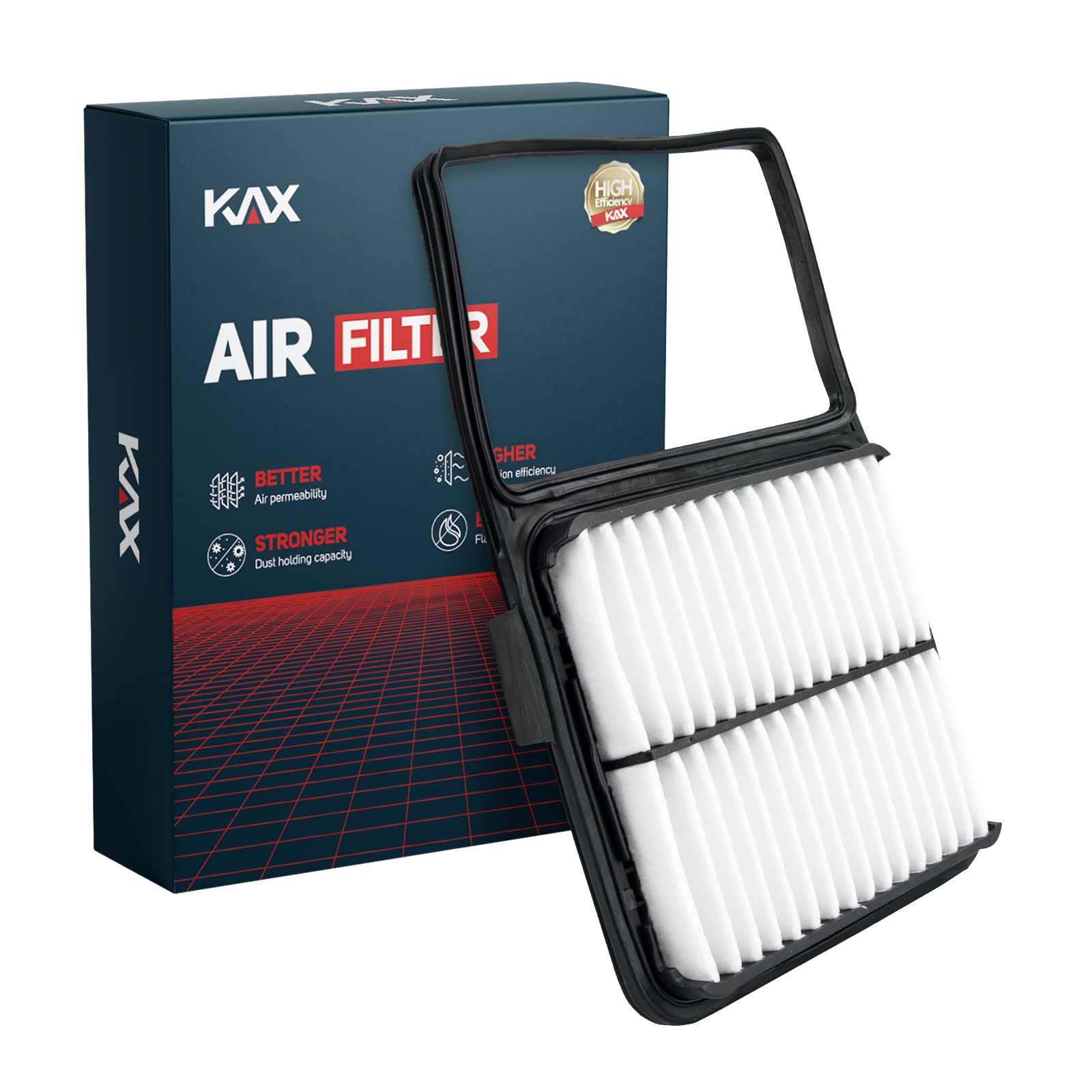 Kax Engine Air Filter, Ca10159 Replacement For Prius 2004-2009 Gp159, Advanced Air Filter Media, Increased Acceleration (Eaf180)