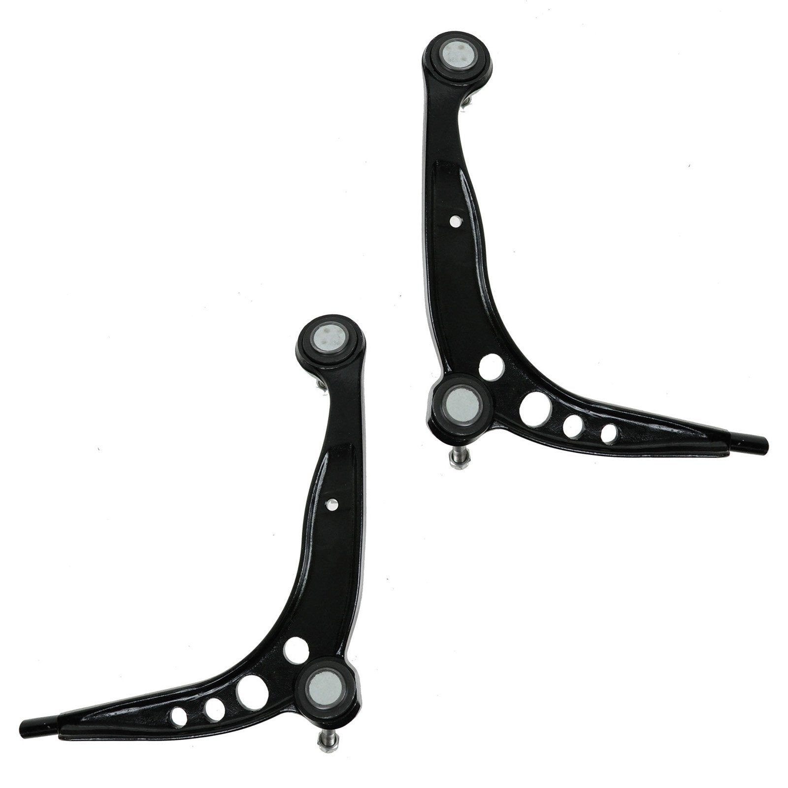 TRQ Front Lower Control Arm with Ball Joint Set Control Arm Bushing Compatible with 1984-1992 BMW 318i 1991 318is 1984-1987 325e