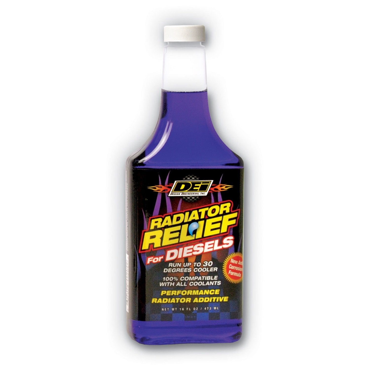 Dei Radiator Relief Coolant Additive Diesel Engine Coolant For Cars, Trucks, Rvs, Motorcycles & More Radiator Coolant Reduces Engine Temps Up To 30°F 16 Oz.