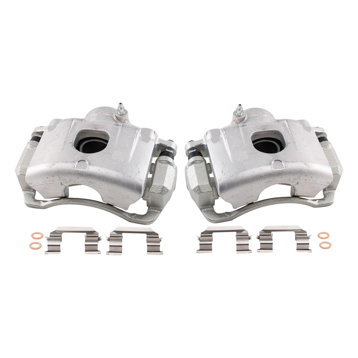 Trq Front Brake Caliper Set Compatible With 2004-2009 Kia Spectra 2005-2009 Spectra5