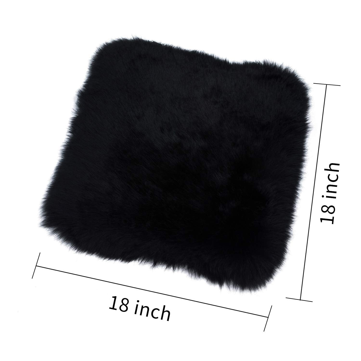 Sisha-A Winter Warmth: Universal Sheepskin Seat Cushion Cover - Natural Wool, for Cars, Trucks, SUVs & Vans - Cozy & Stylish Dri