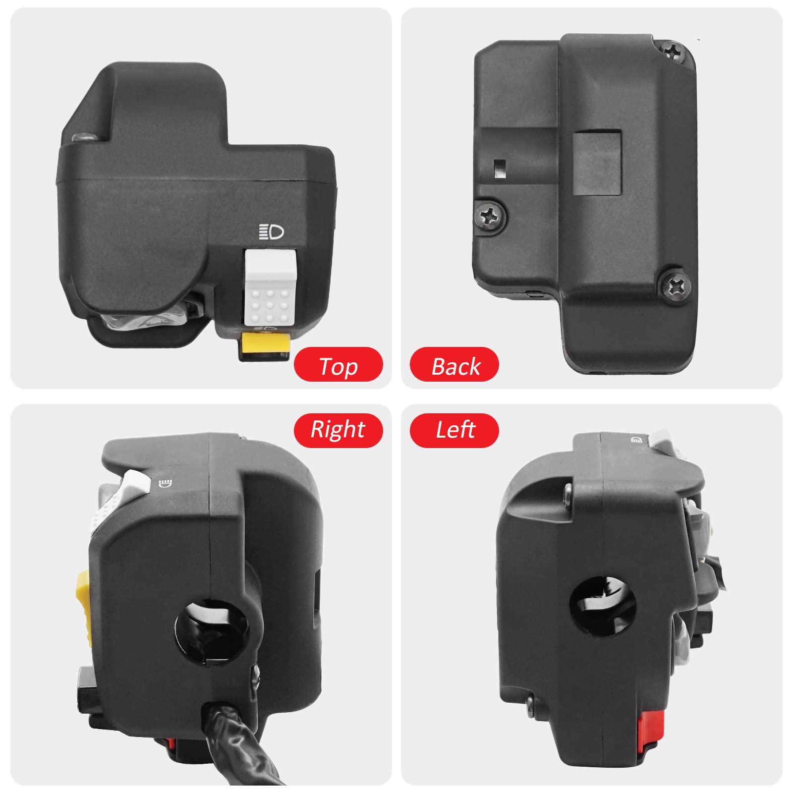 Compatible with Honda Rubicon 500 Foreman 500 ES Switch Handlebar Control Electric Shift Shifter Start Kill Stop Headlight Switc