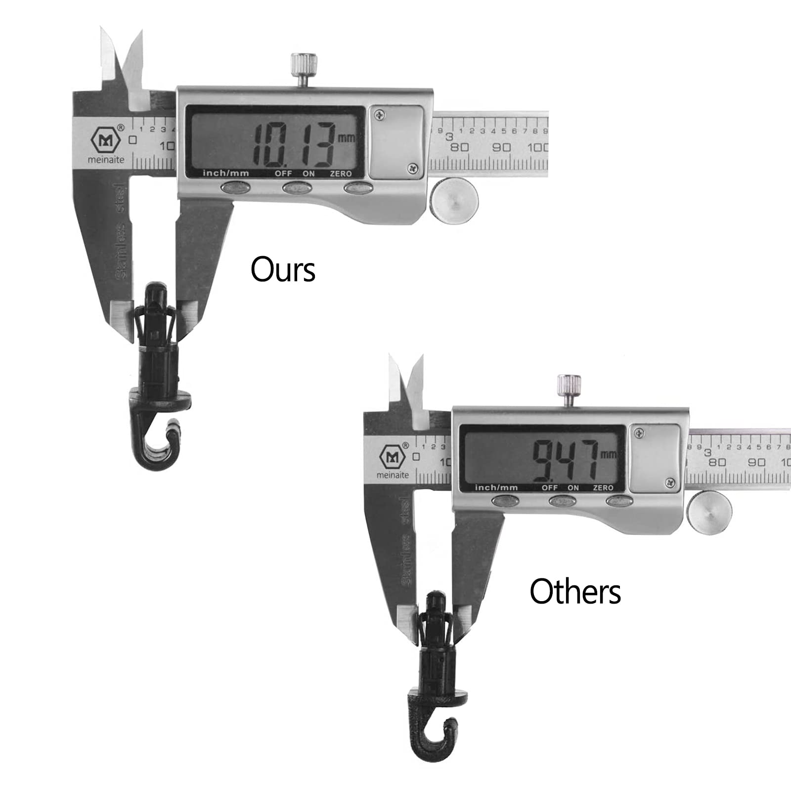 Xislet Set of 6 Sunshade Hook Clips Replacement for Odyssey Compatible with 2005-2010 Odyssey Sliding Door Holder 83-715-SHJ-A21