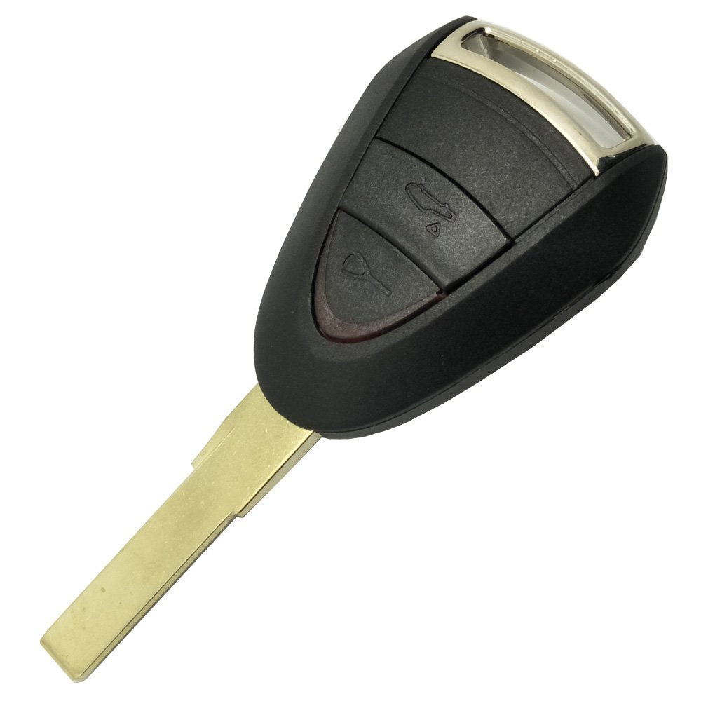 2 Buttons Replacement Key Fob Case Shell Fit For Porsche 911 Cayman Boxster Carrera Gt Keyless Remote Key Fob Cover