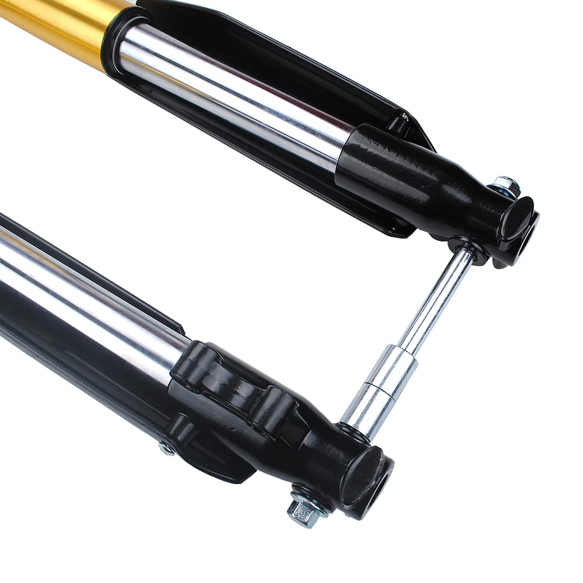 Motorcycle front shock absorber Dirt Pit Bike Triple Tree Clamp Inverted Forks Front Fork Shock Assembly Shock Absorber Forks Su