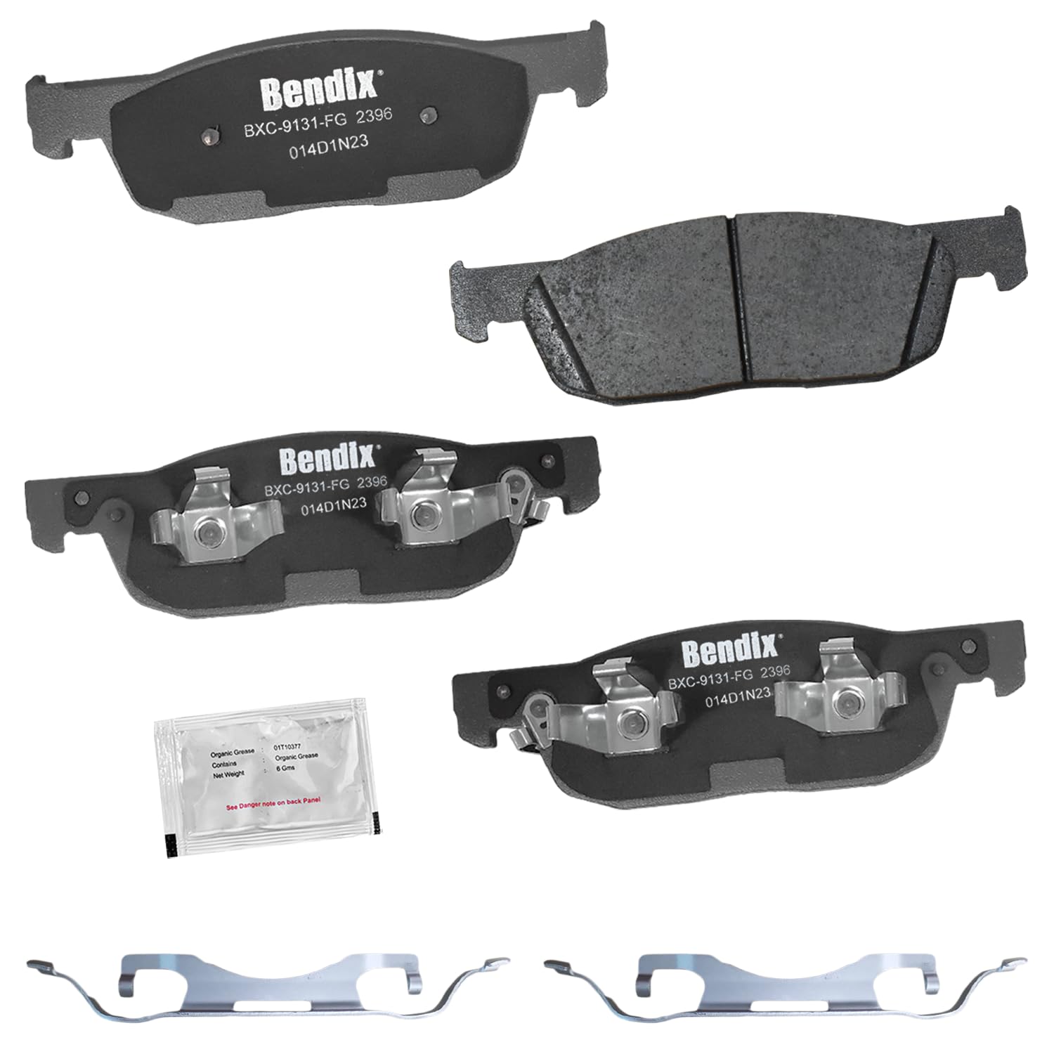 Bendix Priority1 Cfc2396 Ceramic Front Brake Pads For Acura Mdx 2024-2022