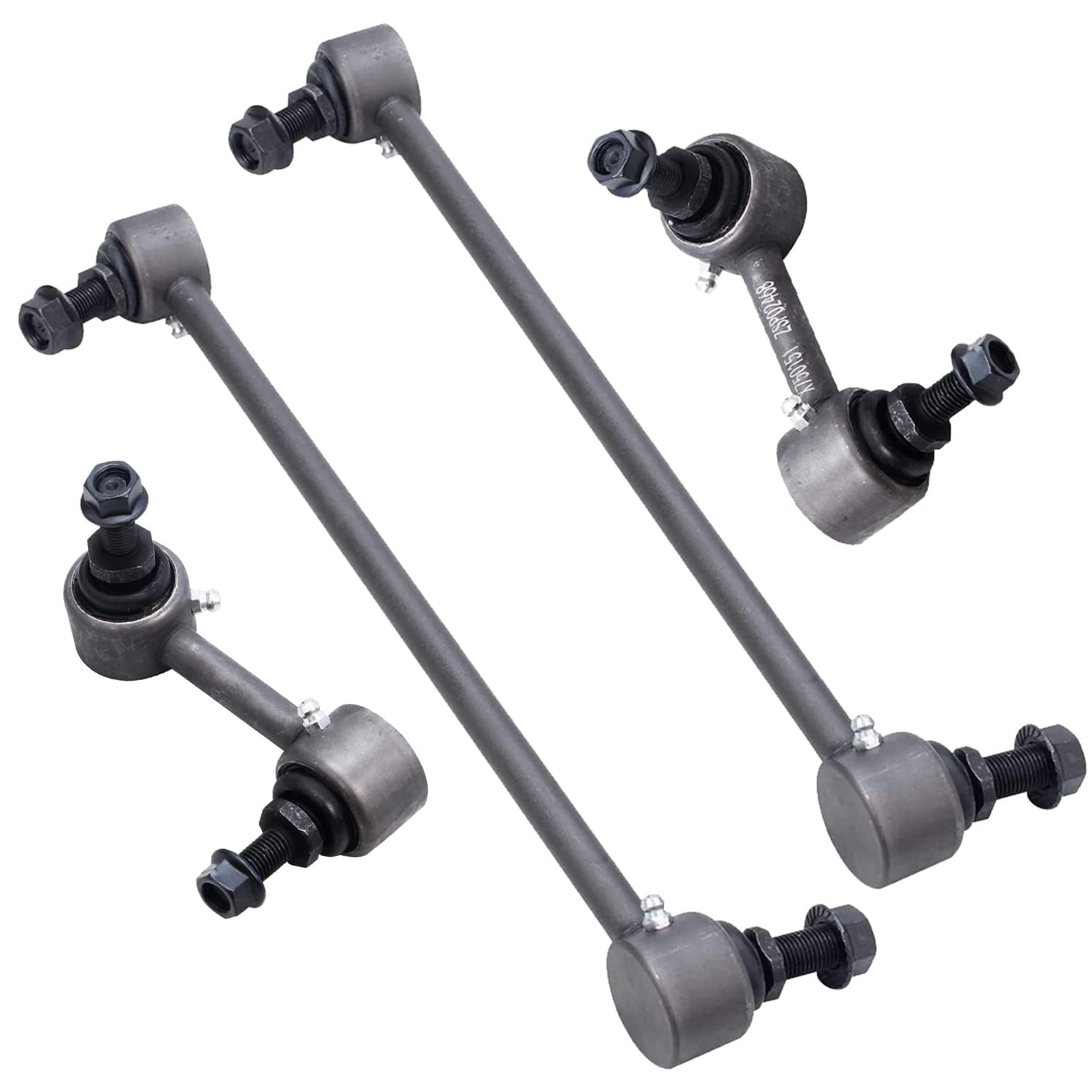 Detroit Axle - 4pc Sway Bars for 2007-2016 Honda CR-V, 4 Front and Rear Stabilizer Sway Bar End Links 2008 2009 2010 2011 2012 2