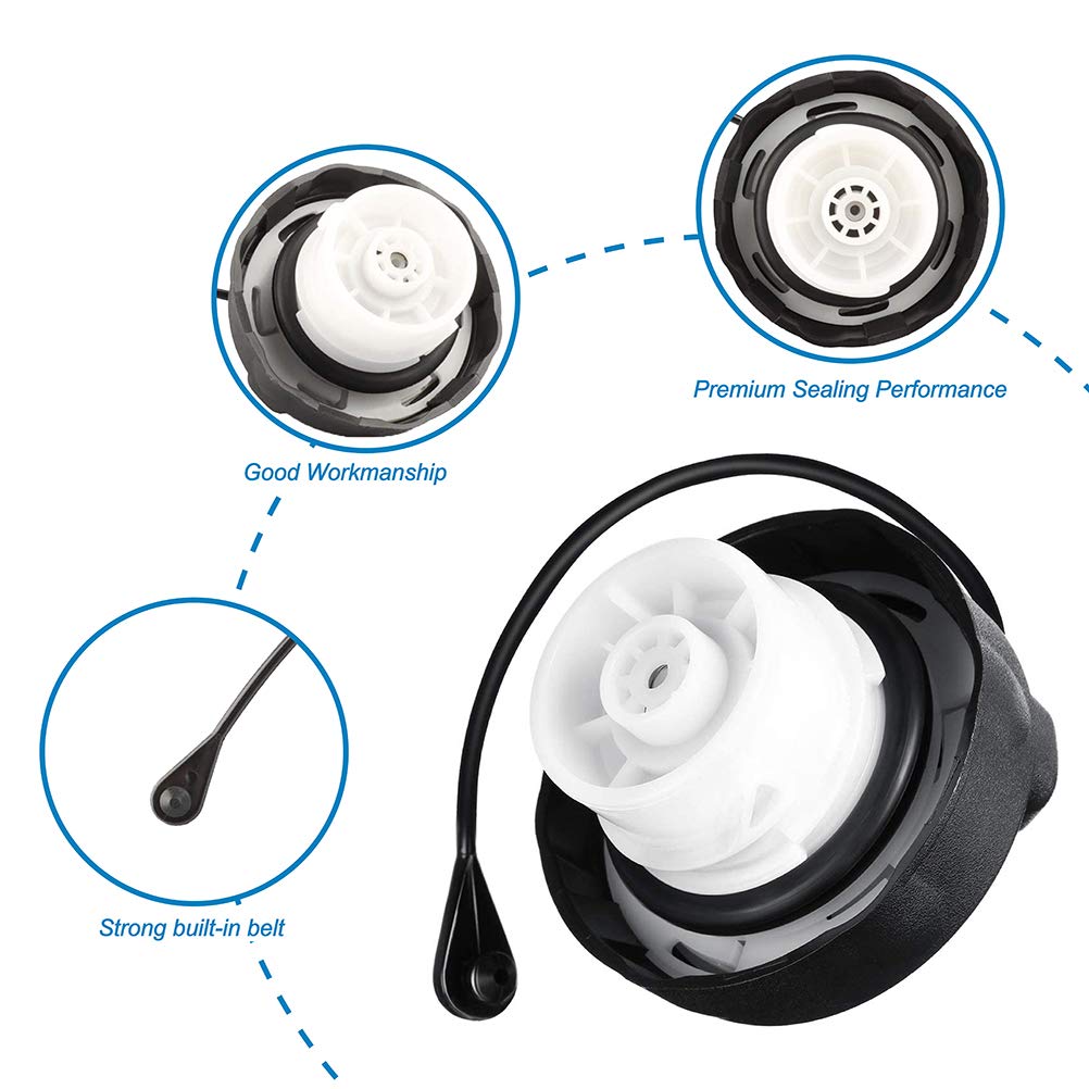 Gas Cap For Dodge Ram Promaster Caliber Challenger Charger Dakota Dart Durango Grand Caravan Journey Nitro Chrysler Aspen Cruiser Intrepid Sebring Town Country Jeep Compass Cherokee Liberty Patriot