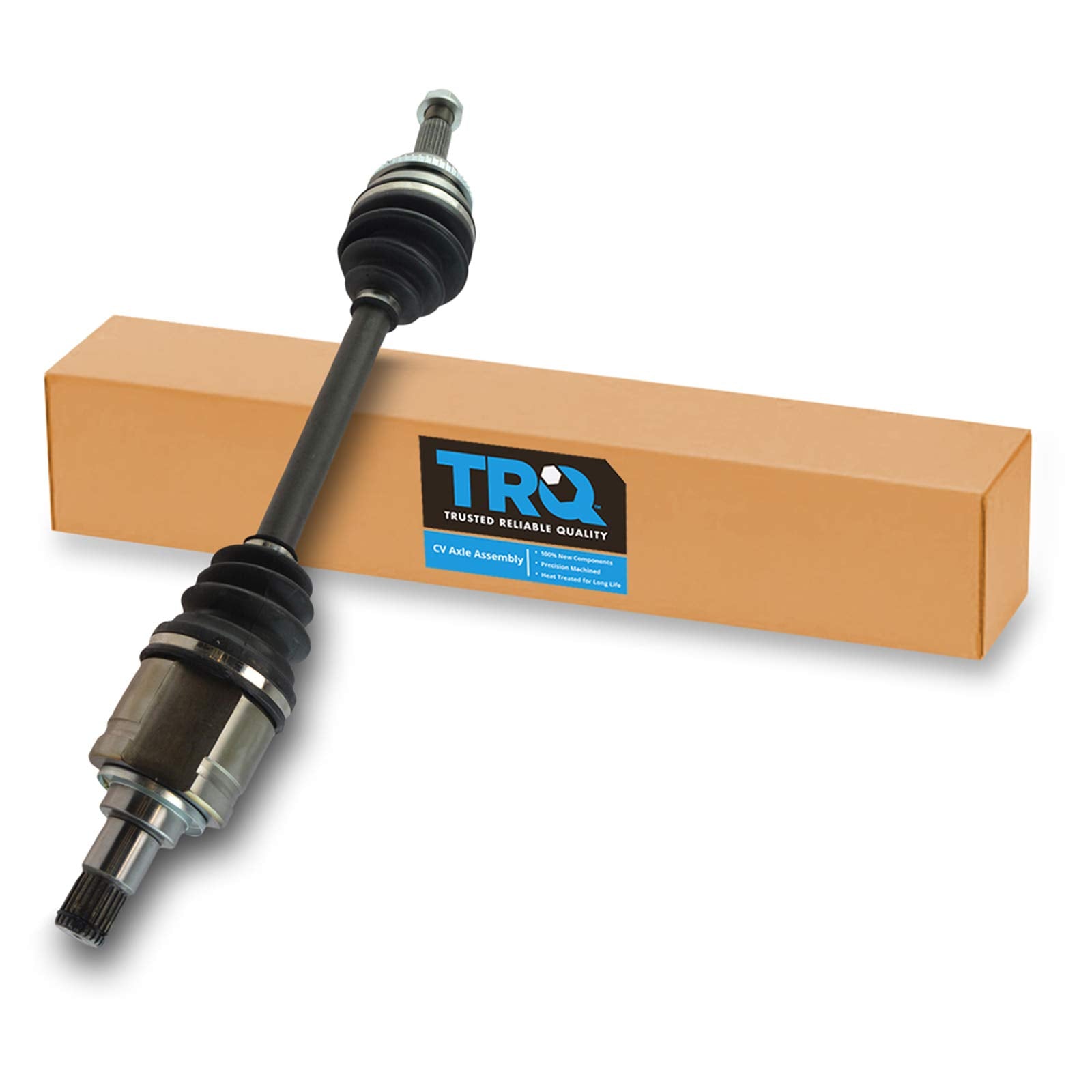 Trq Front Left Cv Axle Shaft Assembly Drivers Side Compatible With 2002-2009 Toyota Camry 2001-2007 Highlander 2004-2008 Solara